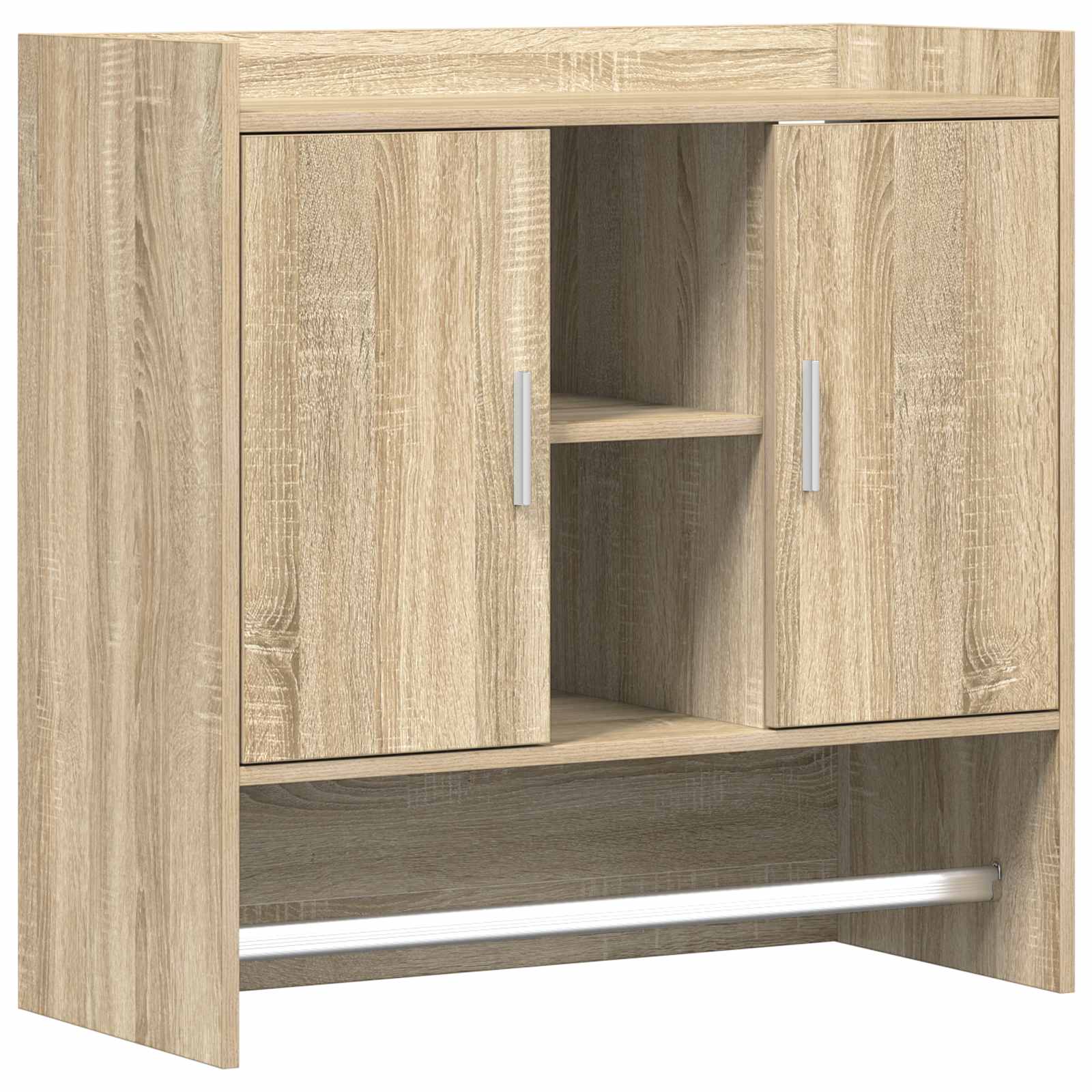 Wall Shelf Wall-Mounted Sonoma Oak 80 x 36 x 80 cm