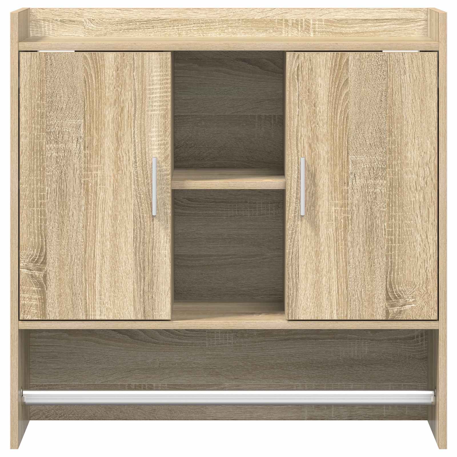 Wall Shelf Wall-Mounted Sonoma Oak 80 x 36 x 80 cm