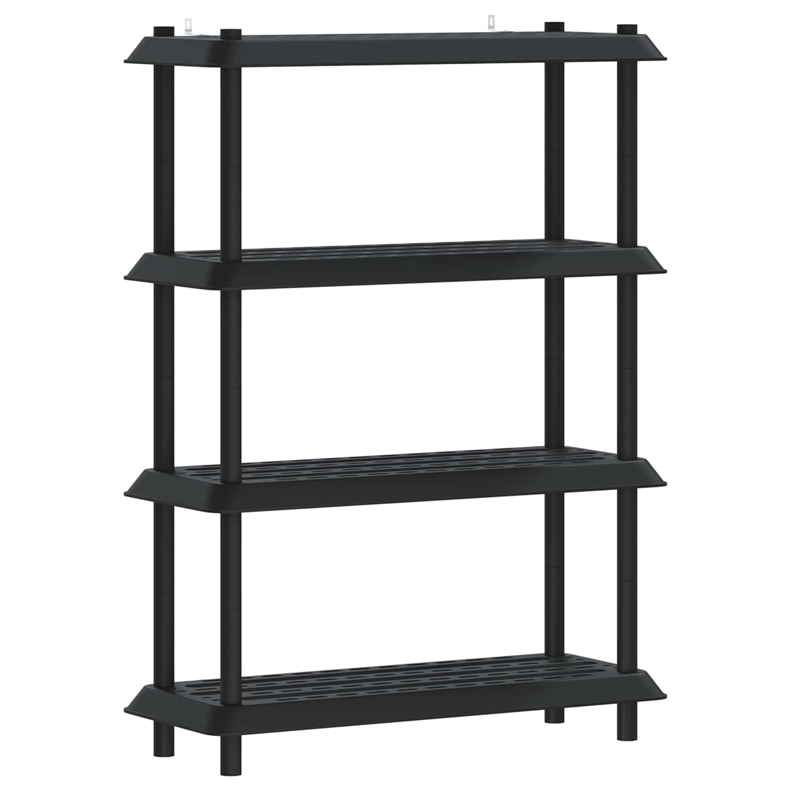 Shelving Unit 4-Tier 100 x 40 x 136.5 cm PP Anthracite
