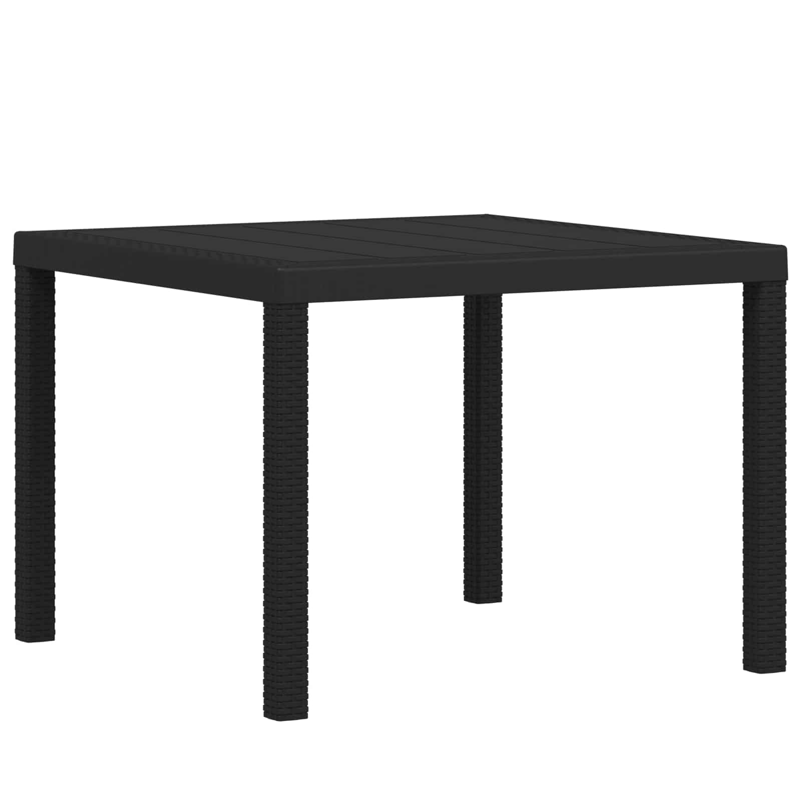 Garden Dining Set 5 pcs Anthracite PP