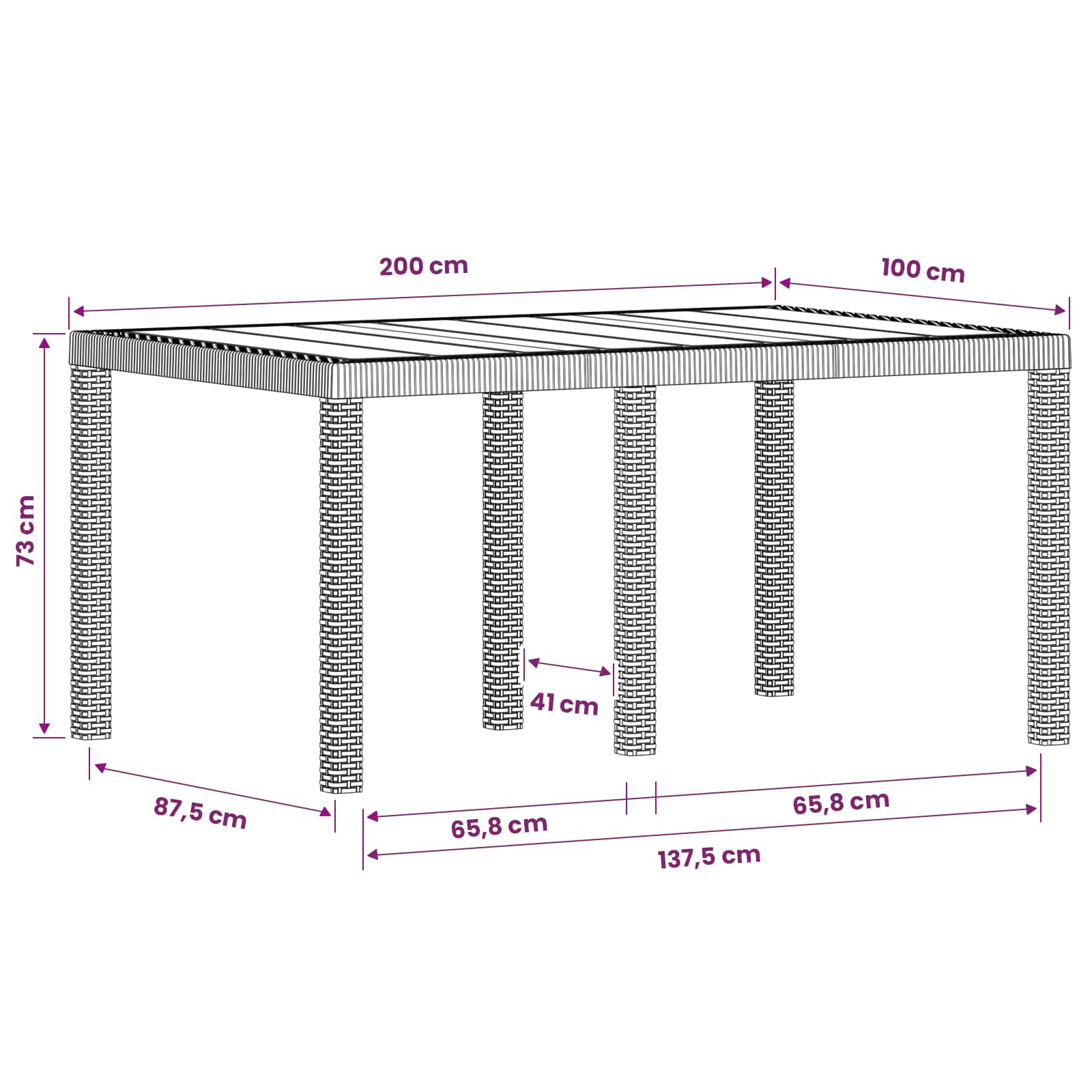 Garden Dining Set 5 pcs Anthracite and Cream PP
