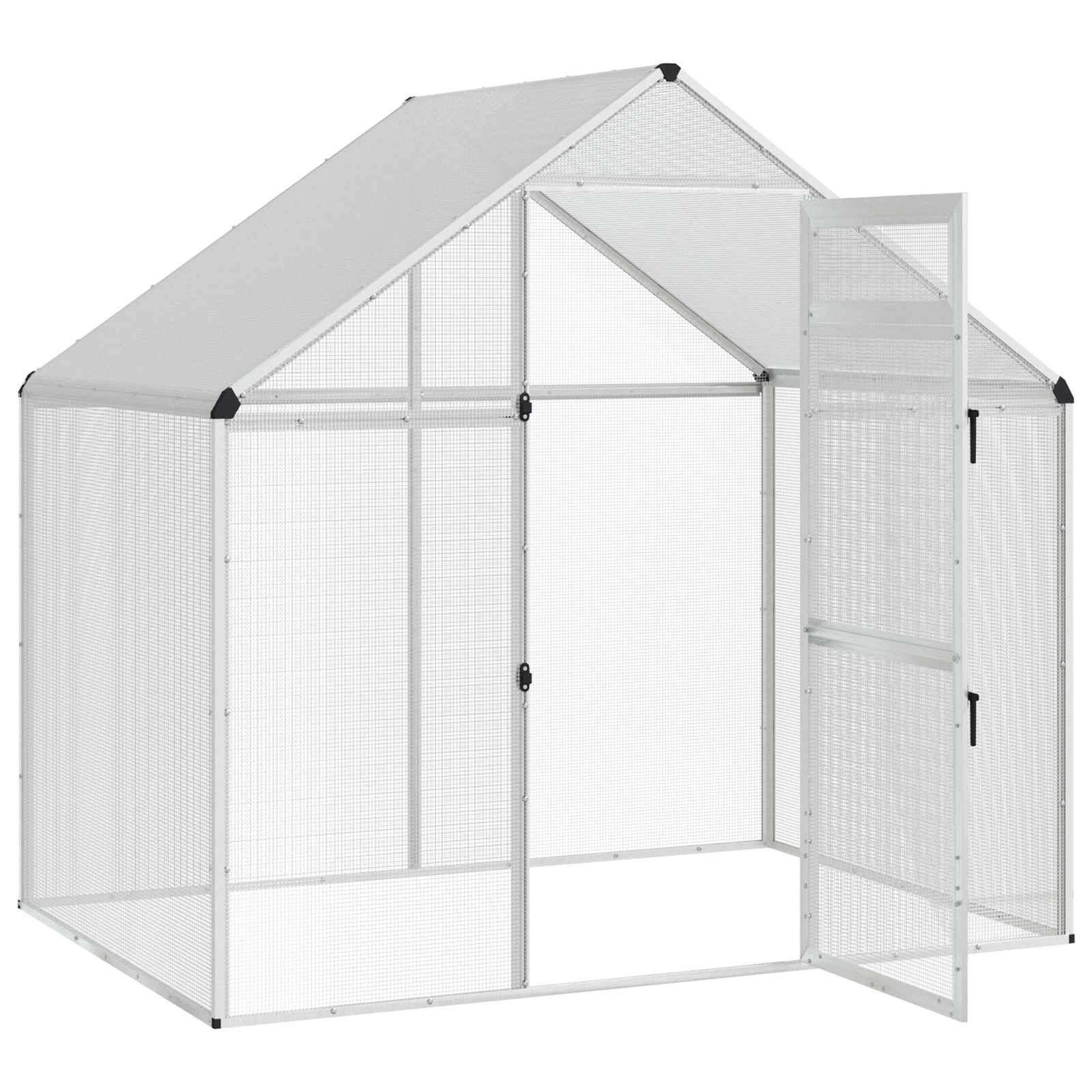 Bird Cage Silver 181.5 x 112.5 x 173.5 cm