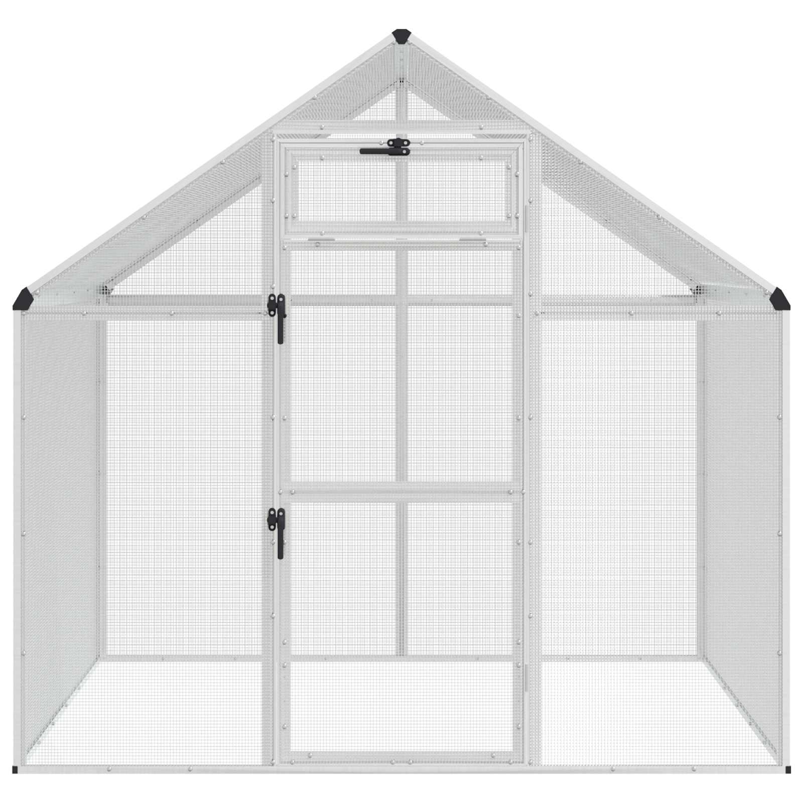 Bird Cage Silver 181.5 x 112.5 x 173.5 cm