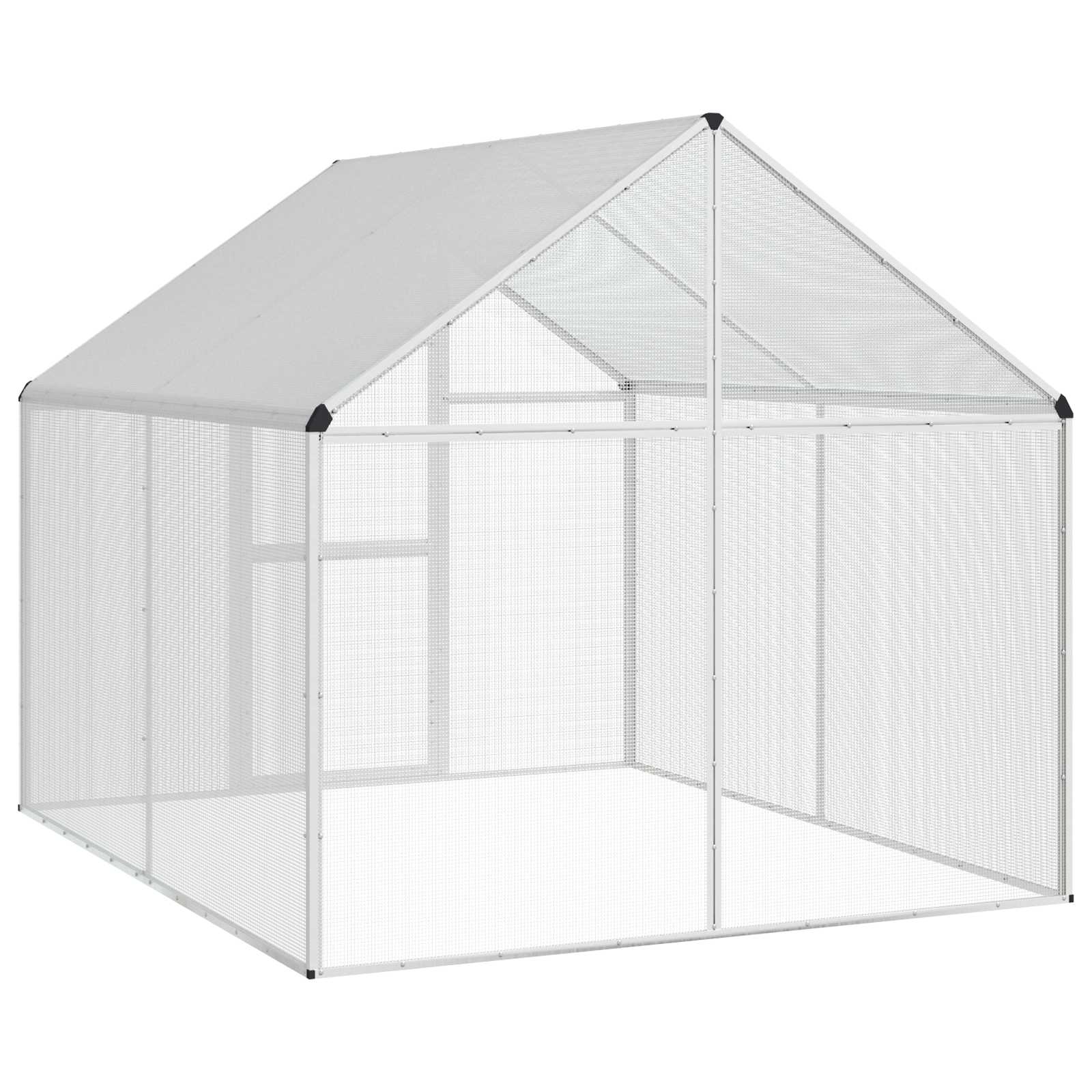 Bird Cage Silver 181.5 x 221 x 173.5 cm