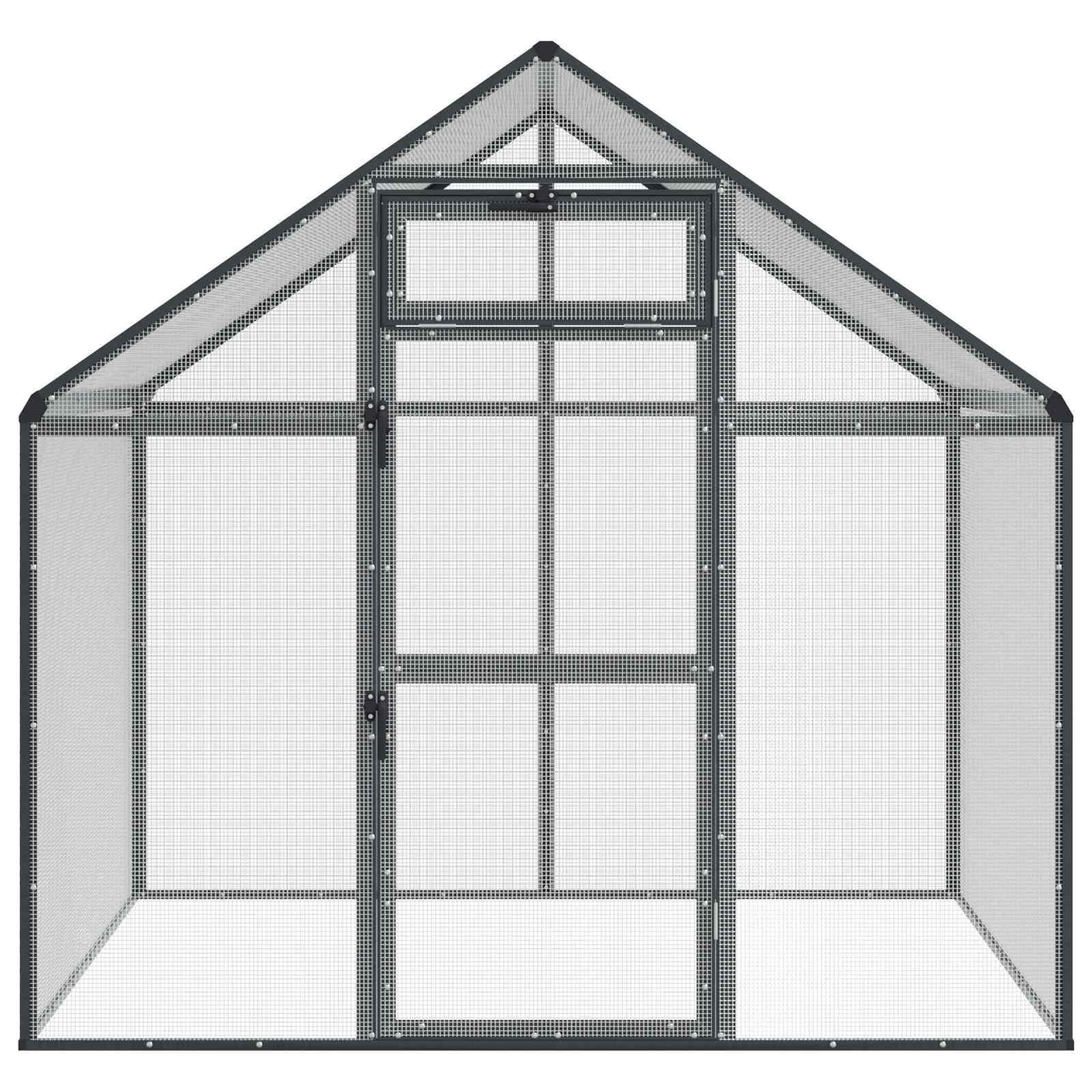 Bird Cage Anthracite 181.5 x 112.5 x 173.5 cm