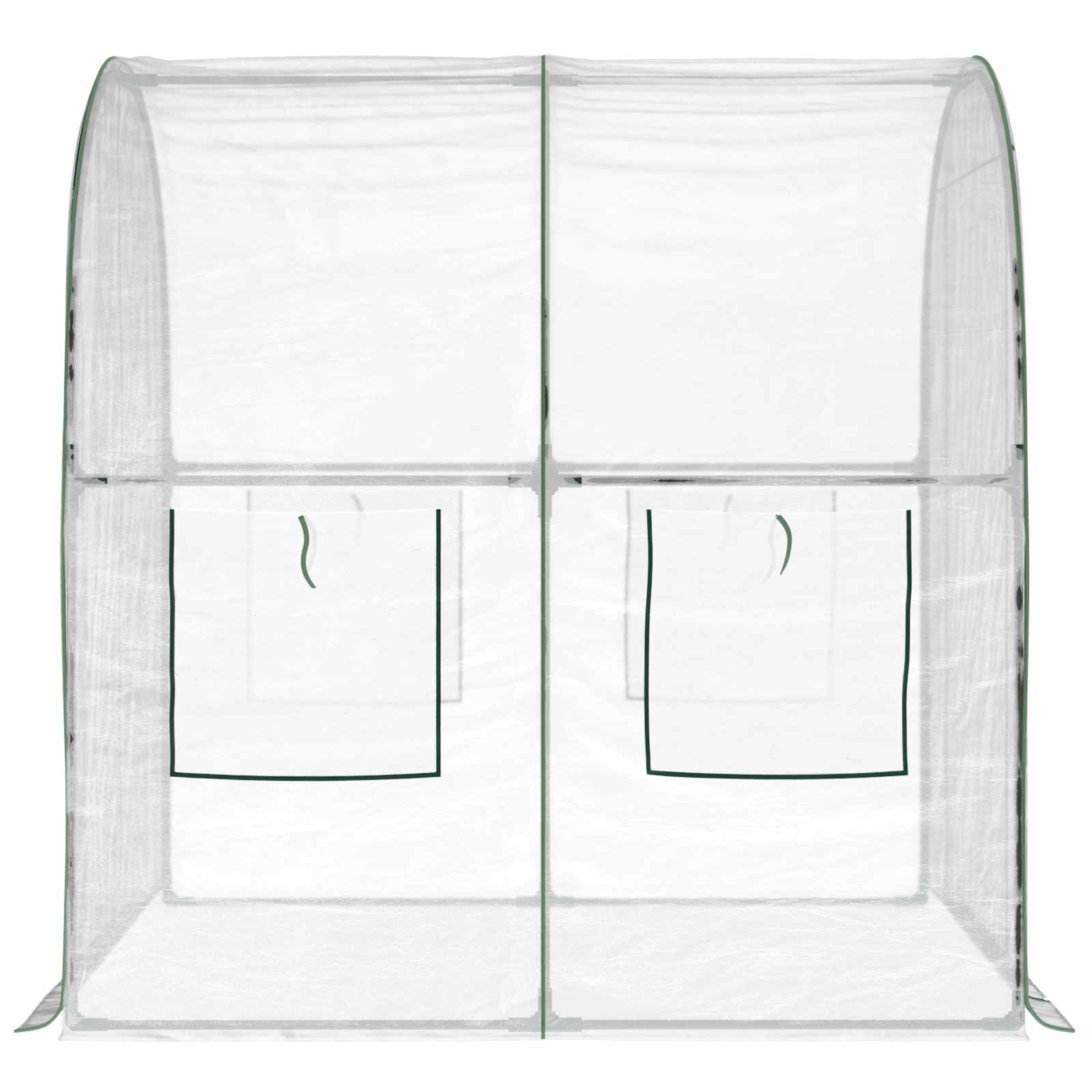 Greenhouse with Frame 160 x 200 x 192.5 cm PVC Transparent
