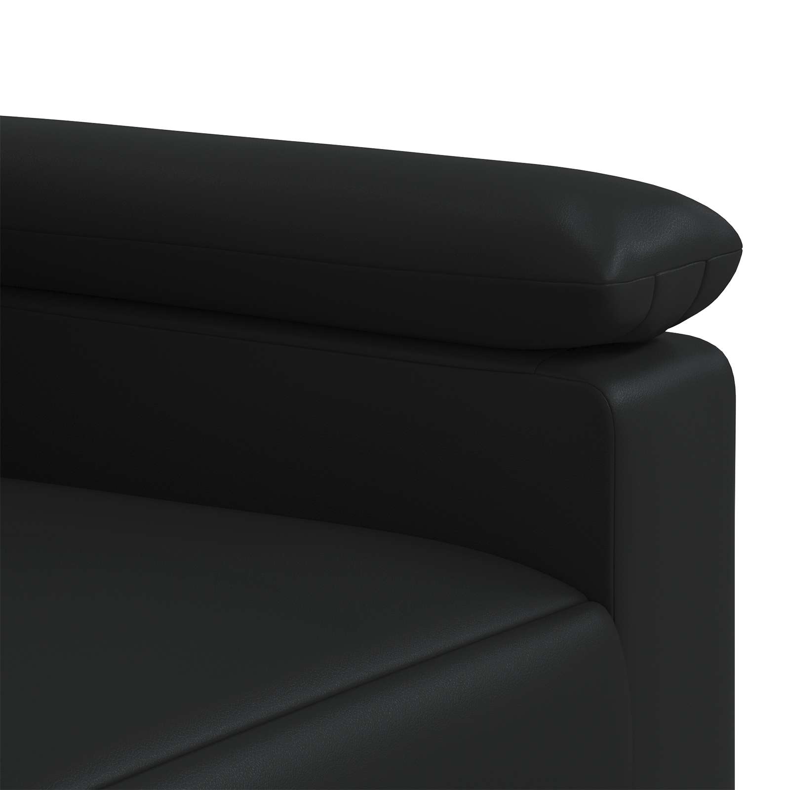 Sofa Set 2 pcs Black Faux Leather
