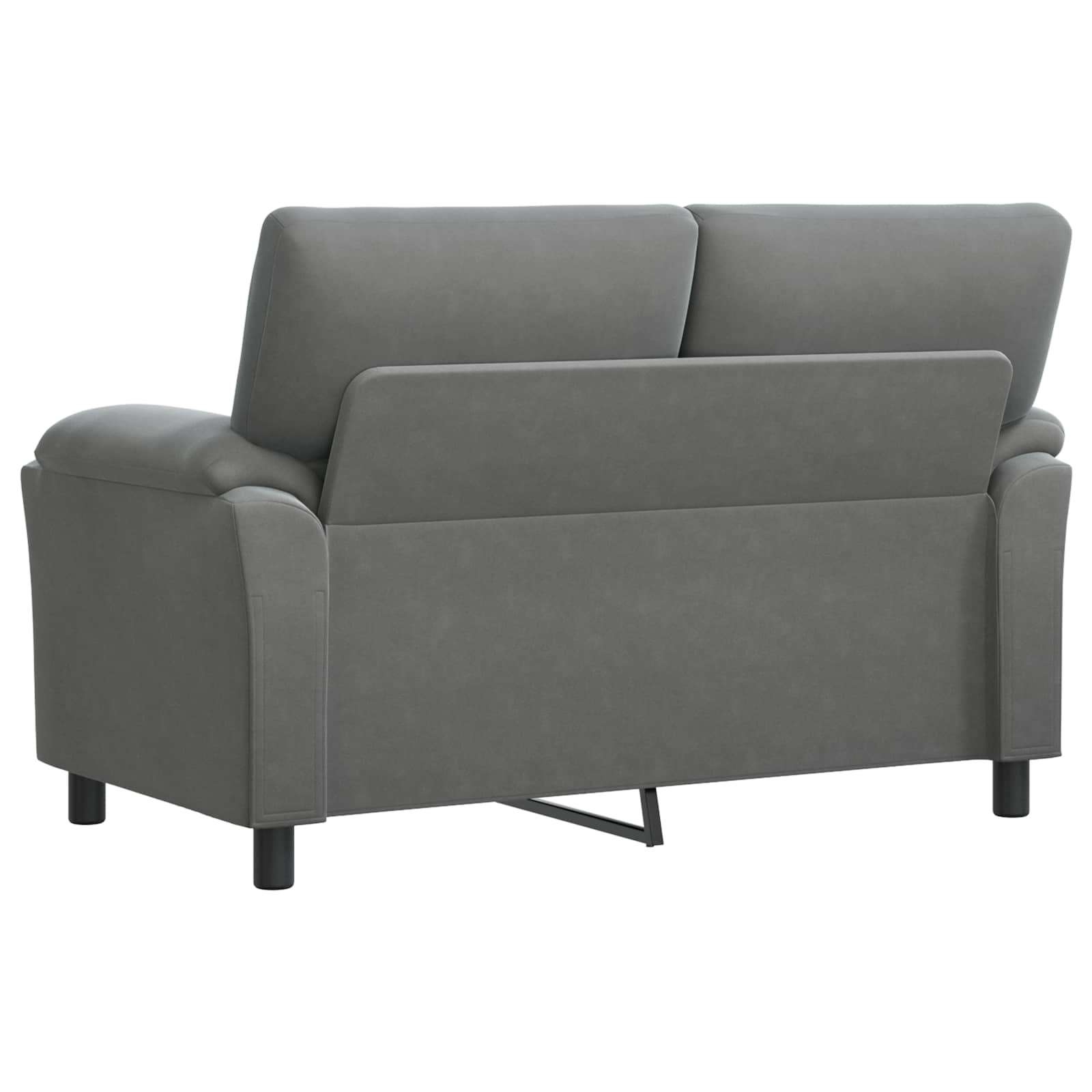 Sofa Dark Grey 154 x 85 x 93 cm Velvet