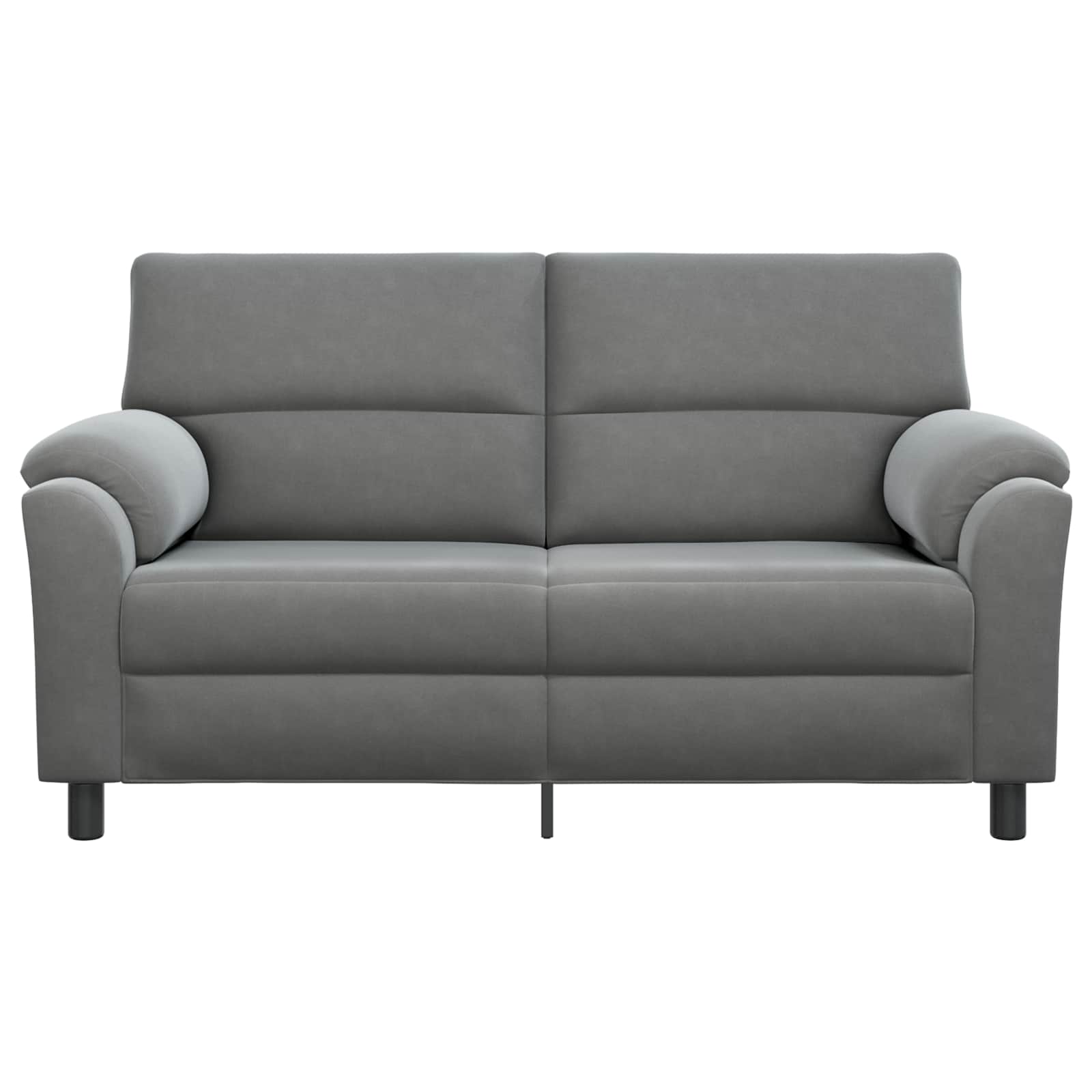 Sofa Dark Grey 174 x 85 x 93 cm Velvet