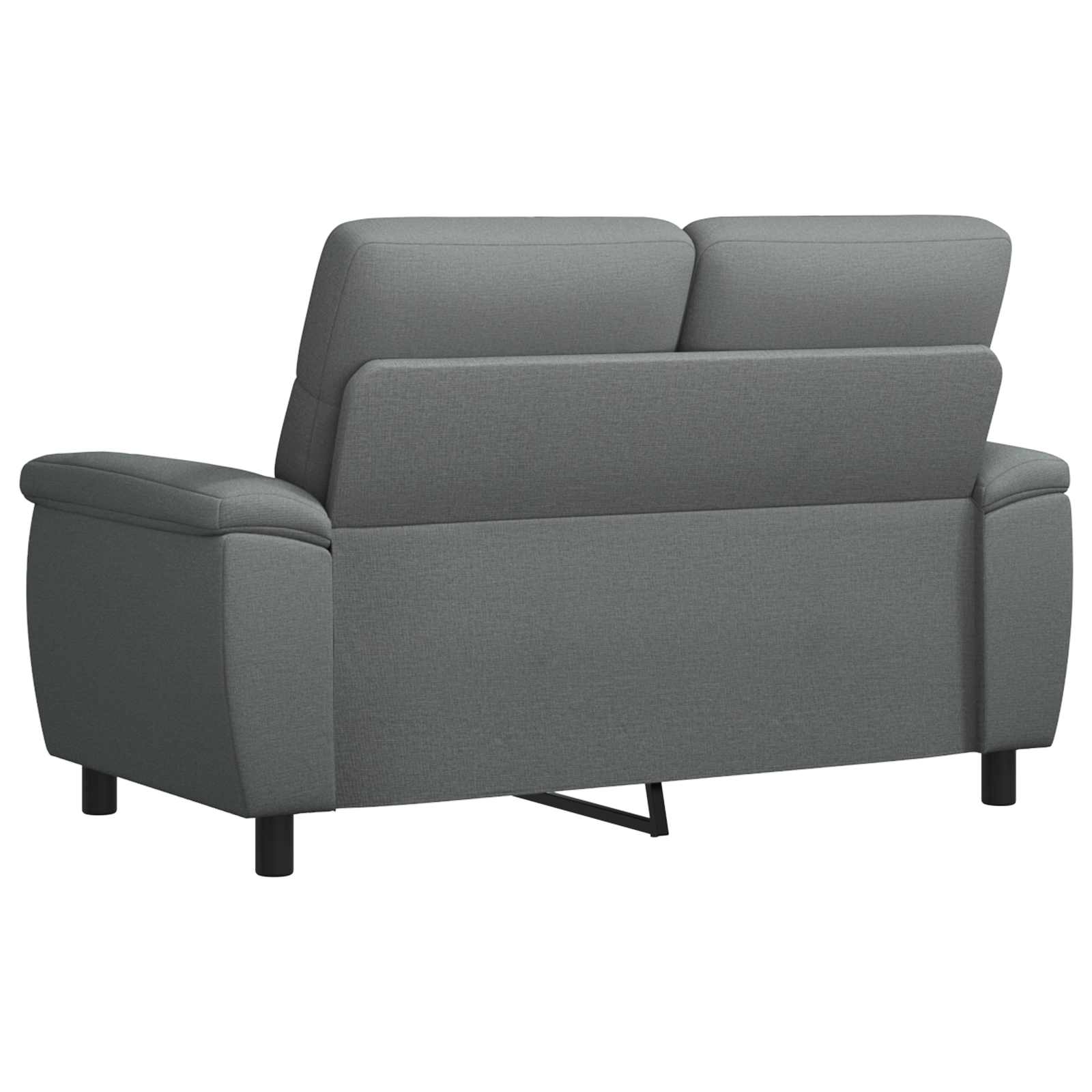 Sofa Dark Grey 158 x 90 x 95 cm Fabric