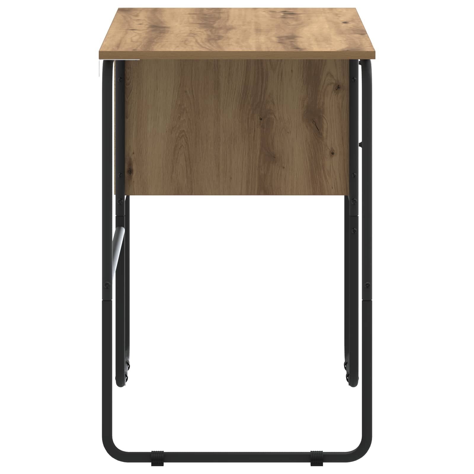 Desk with Storage Artisan Oak 100 x 50 x 75 cm