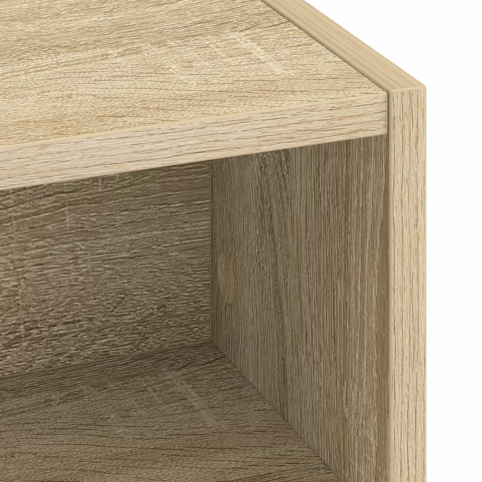 Desk with Storage Sonoma Oak 100 x 50 x 91 cm