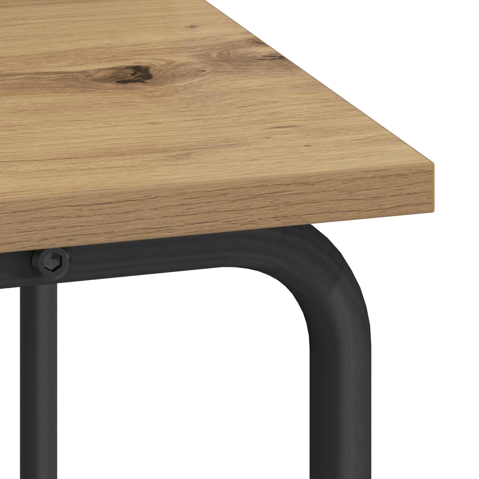 Desk with Storage Artisan Oak 100 x 50 x 91 cm