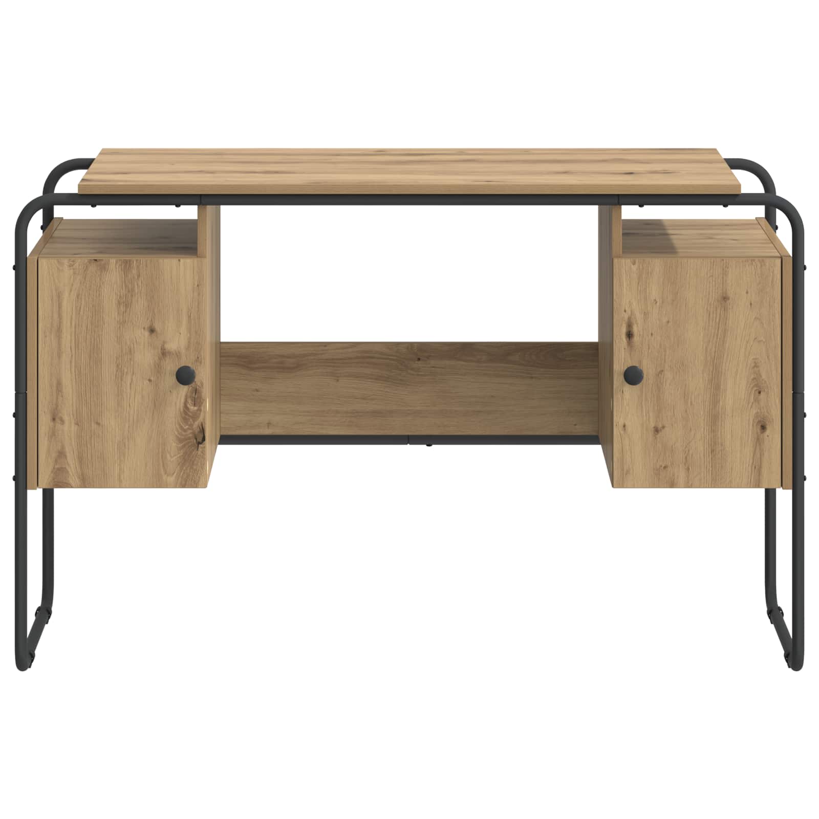 Desk with Storage Artisan Oak 120 x 50.5 x 75.5 cm