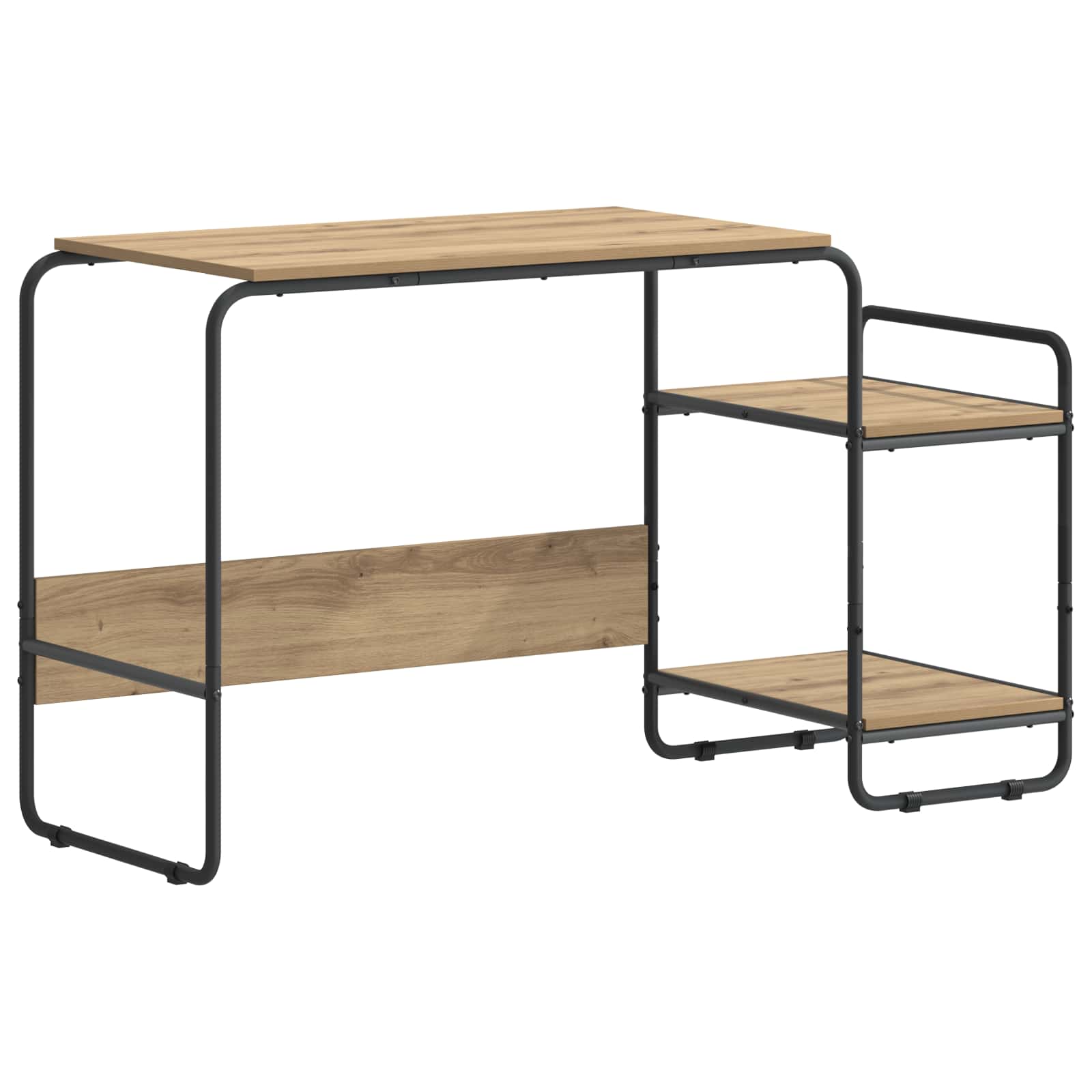 Desk with Storage Artisan Oak 131.5 x 50 x 75.5 cm