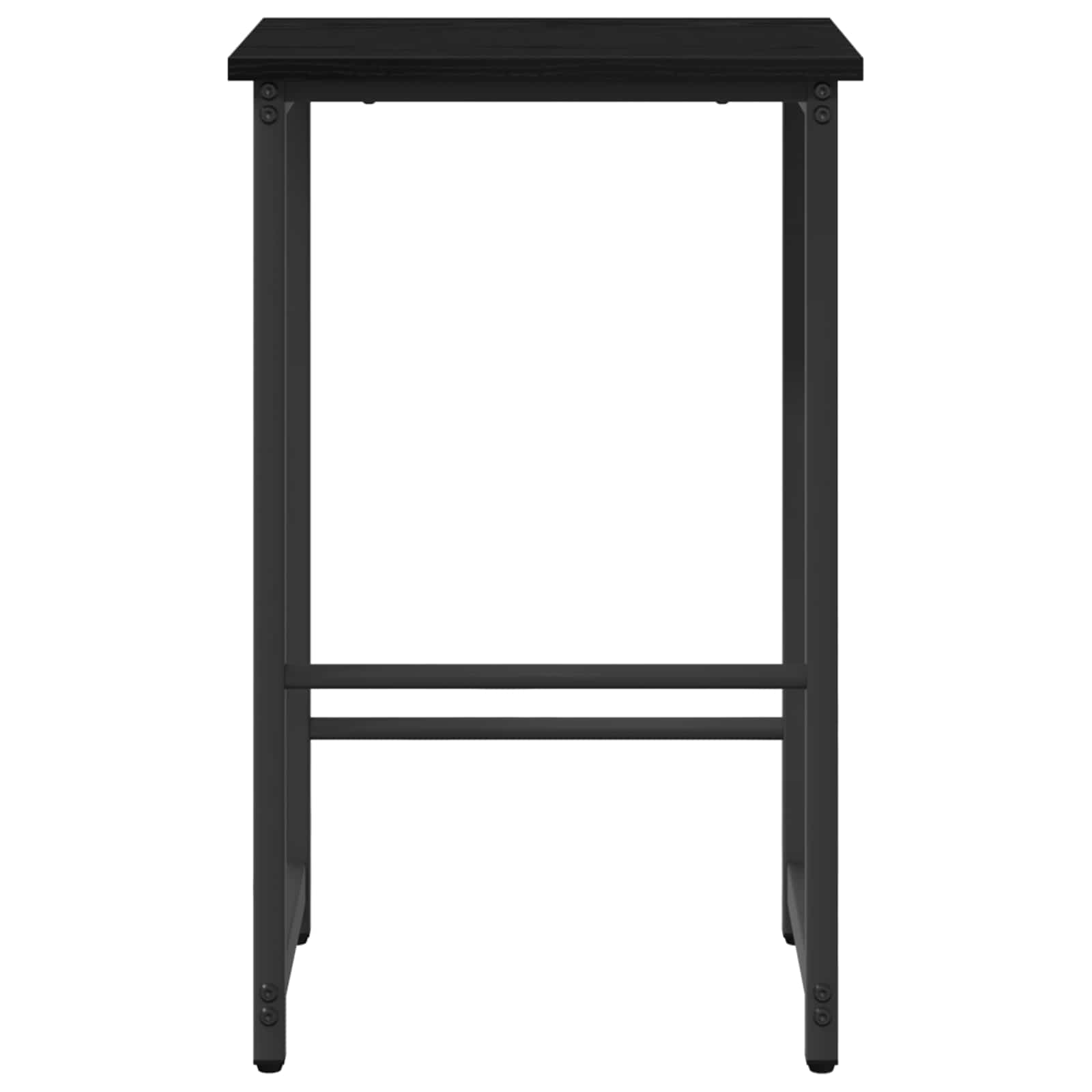 Bar Stool Black Oak 40 x 32 x 74 cm Engineered Wood
