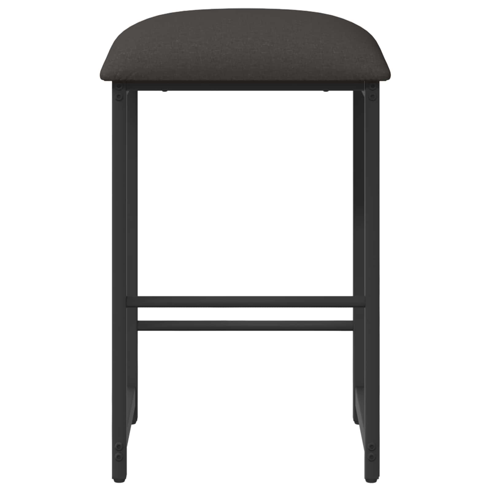 Bar Stool Dark Grey 40 x 32 x 74 cm Engineered Wood