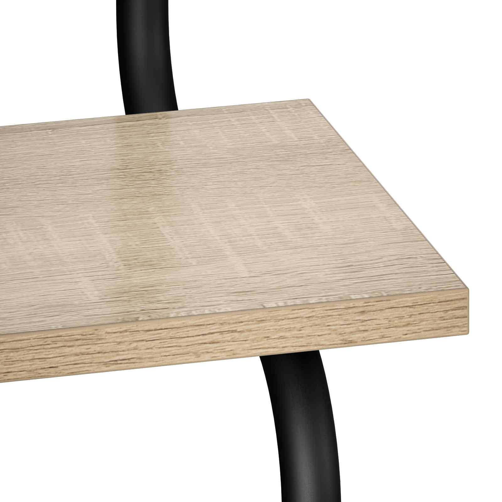 2-Tier Wall Shelf Sonoma Oak 40 x 24.5 x 61 cm Engineered Wood