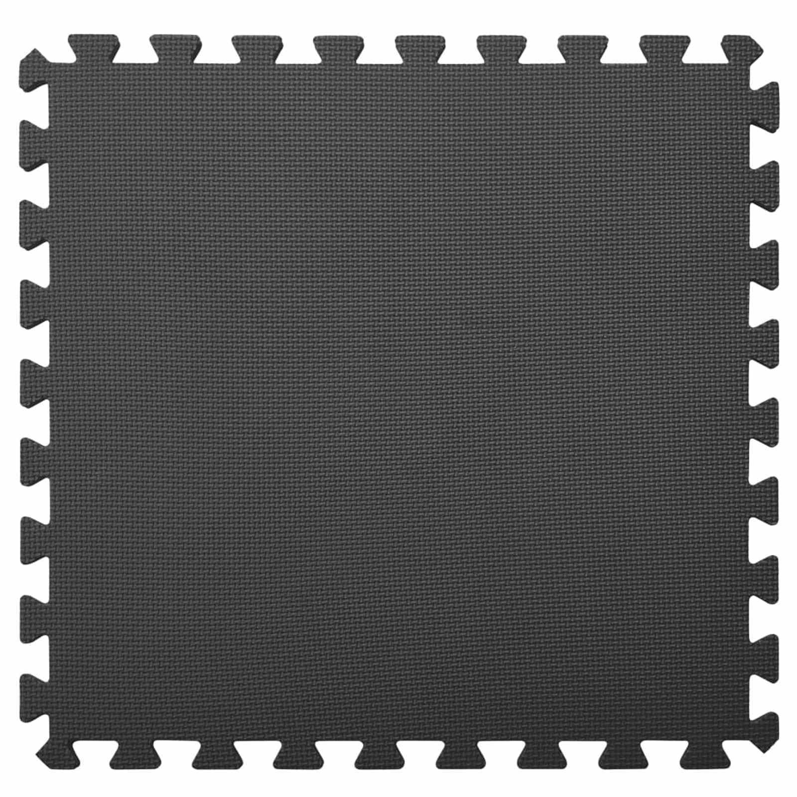 Pool Ground Mat 6 pcs Black 2.16 ㎡ EVA Foam