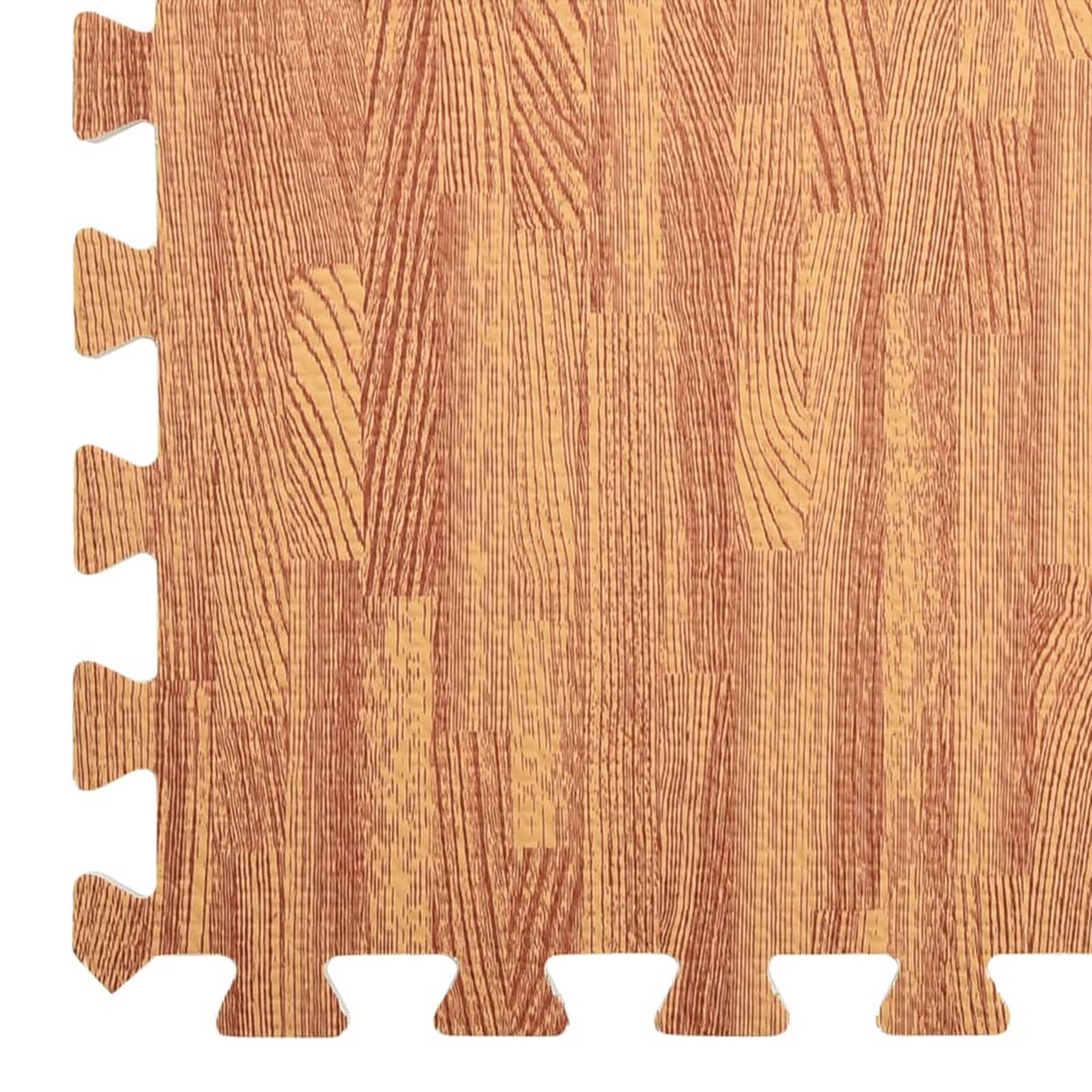 Pool Ground Mat 6 pcs Wood 4.32 ㎡ EVA Foam