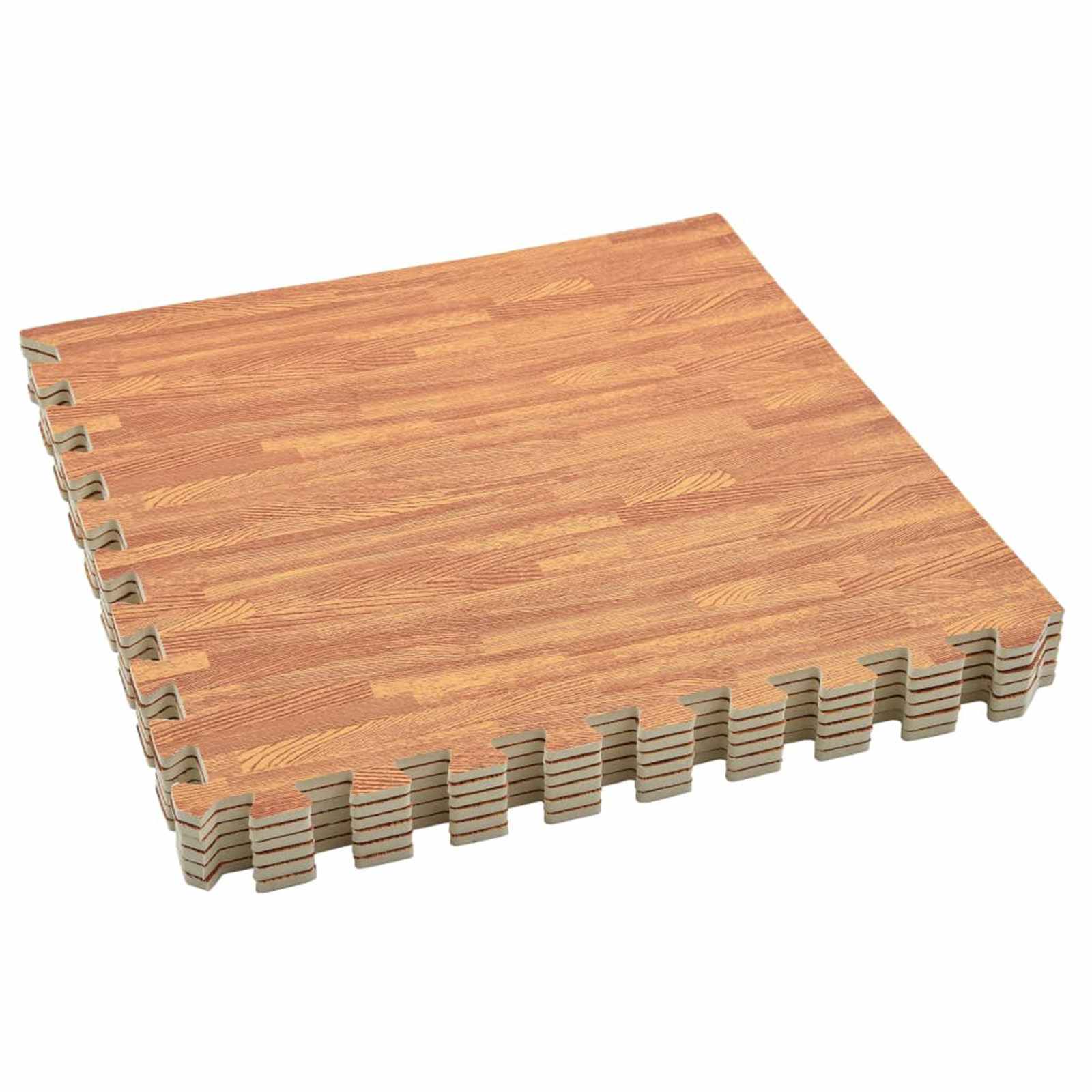 Pool Ground Mat 6 pcs Wood 4.32 ㎡ EVA Foam