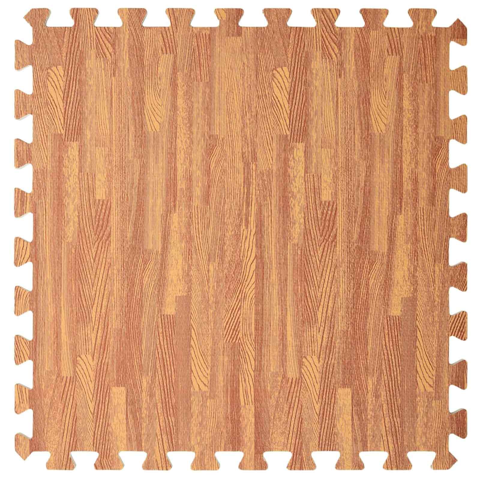 Pool Ground Mat 6 pcs Wood 4.32 ㎡ EVA Foam