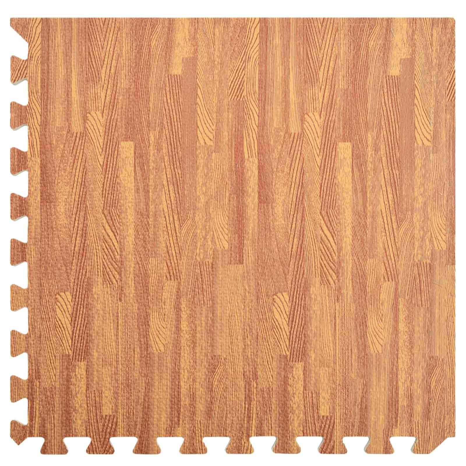 Pool Ground Mat 6 pcs Wood 4.32 ㎡ EVA Foam