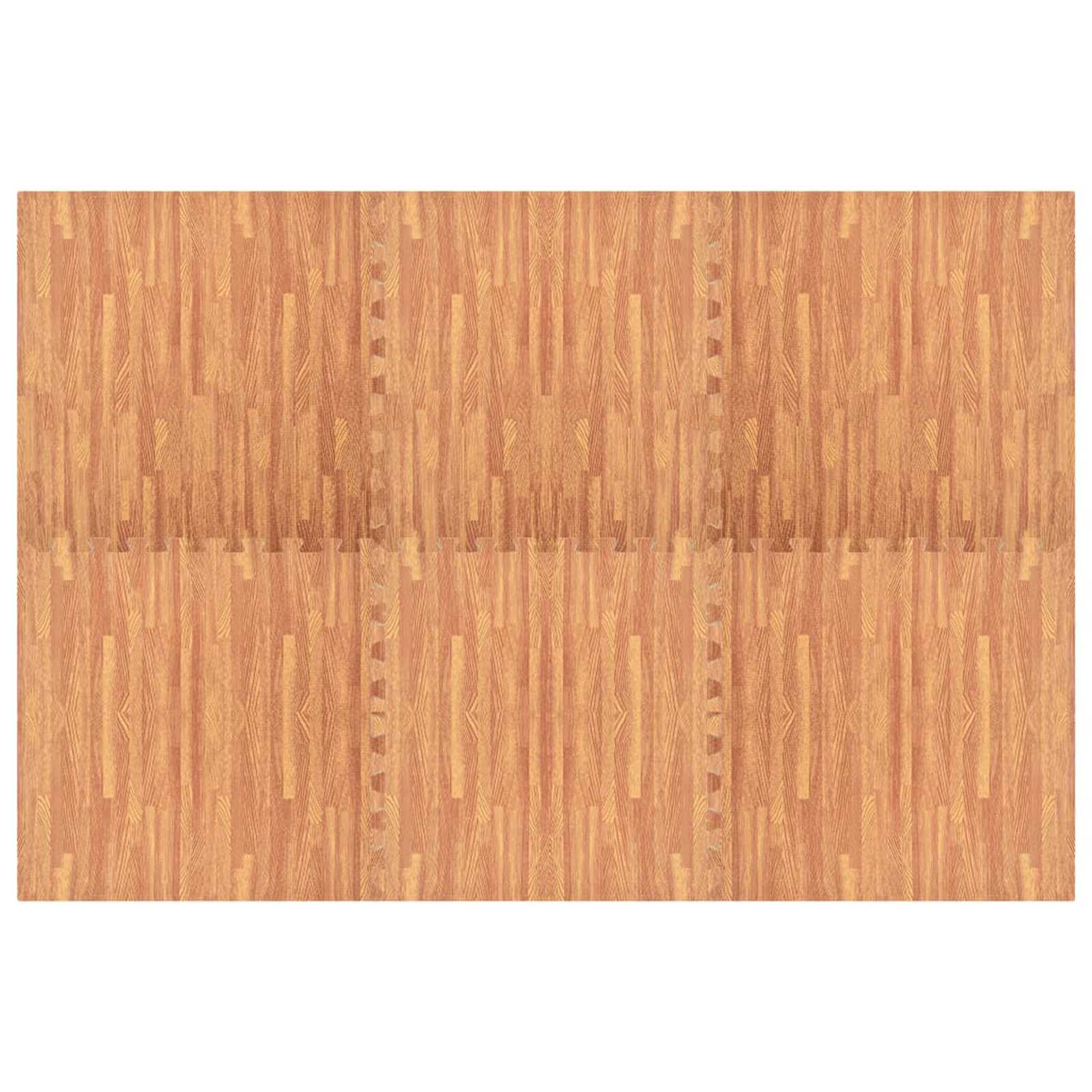 Pool Ground Mat 6 pcs Wood 4.32 ㎡ EVA Foam