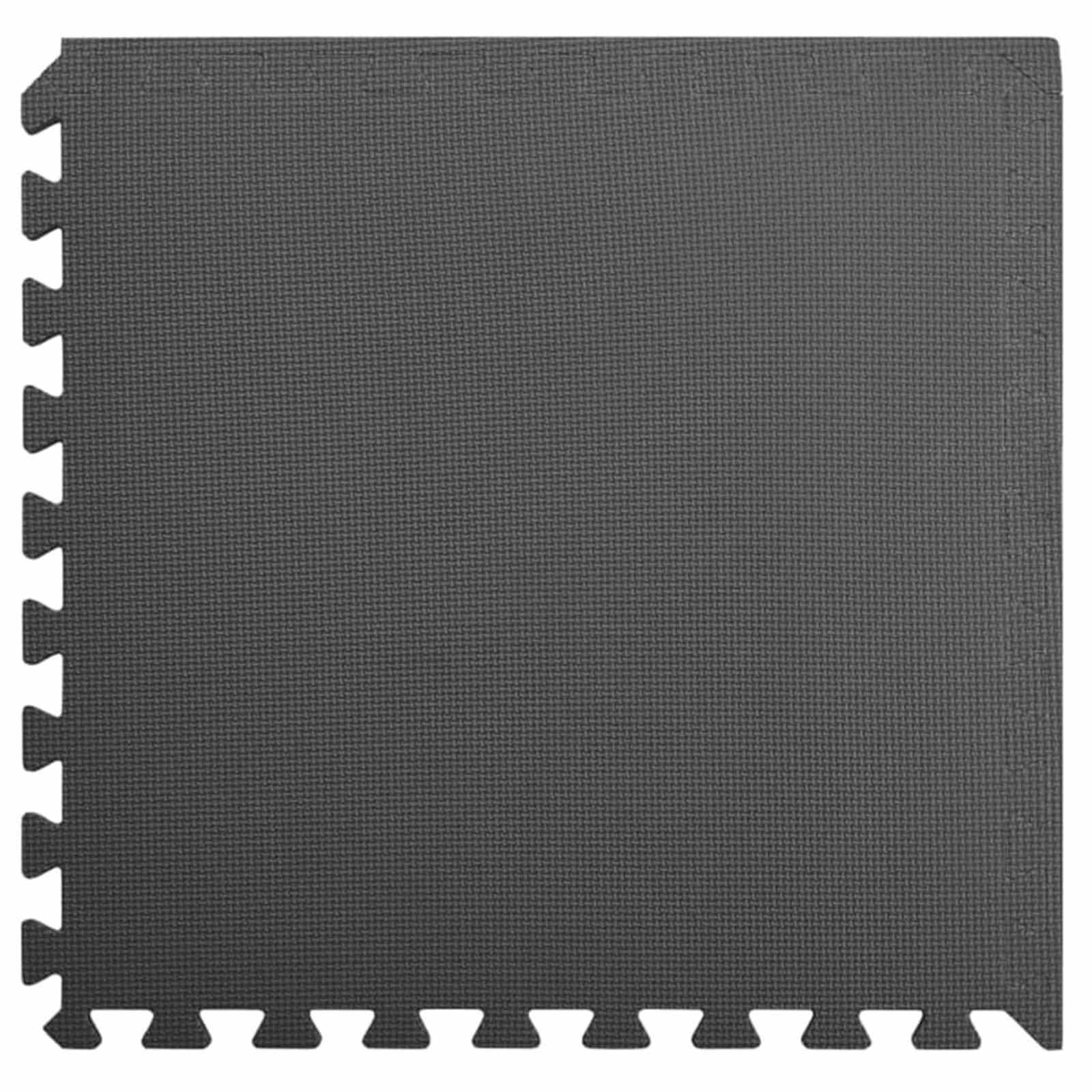 Pool Ground Mat 24 pcs Black 8.64 ㎡ EVA Foam