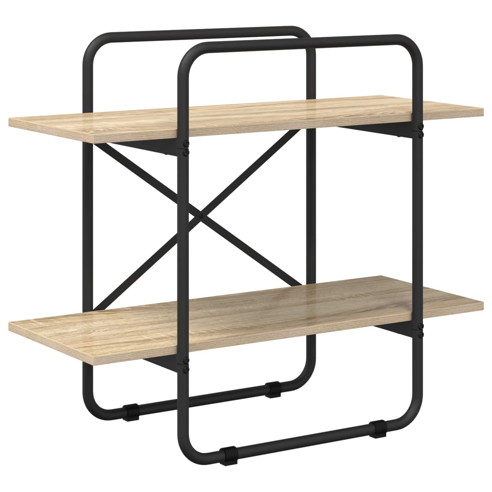 Bookshelf 2-Tier 80 x 35 x 70 cm PB Sonoma Oak
