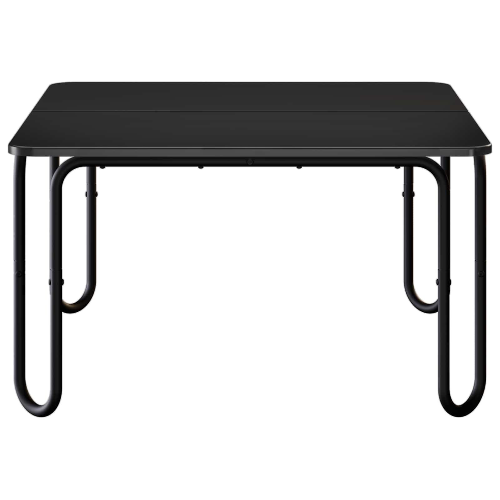 Coffee Table Black 79.5 x 79.5 x 45 cm Engineered Wood