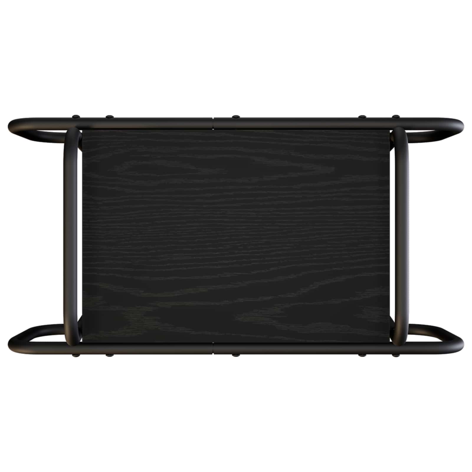 Coffee Table Black Oak 60 x 30 x 51 cm Engineered Wood