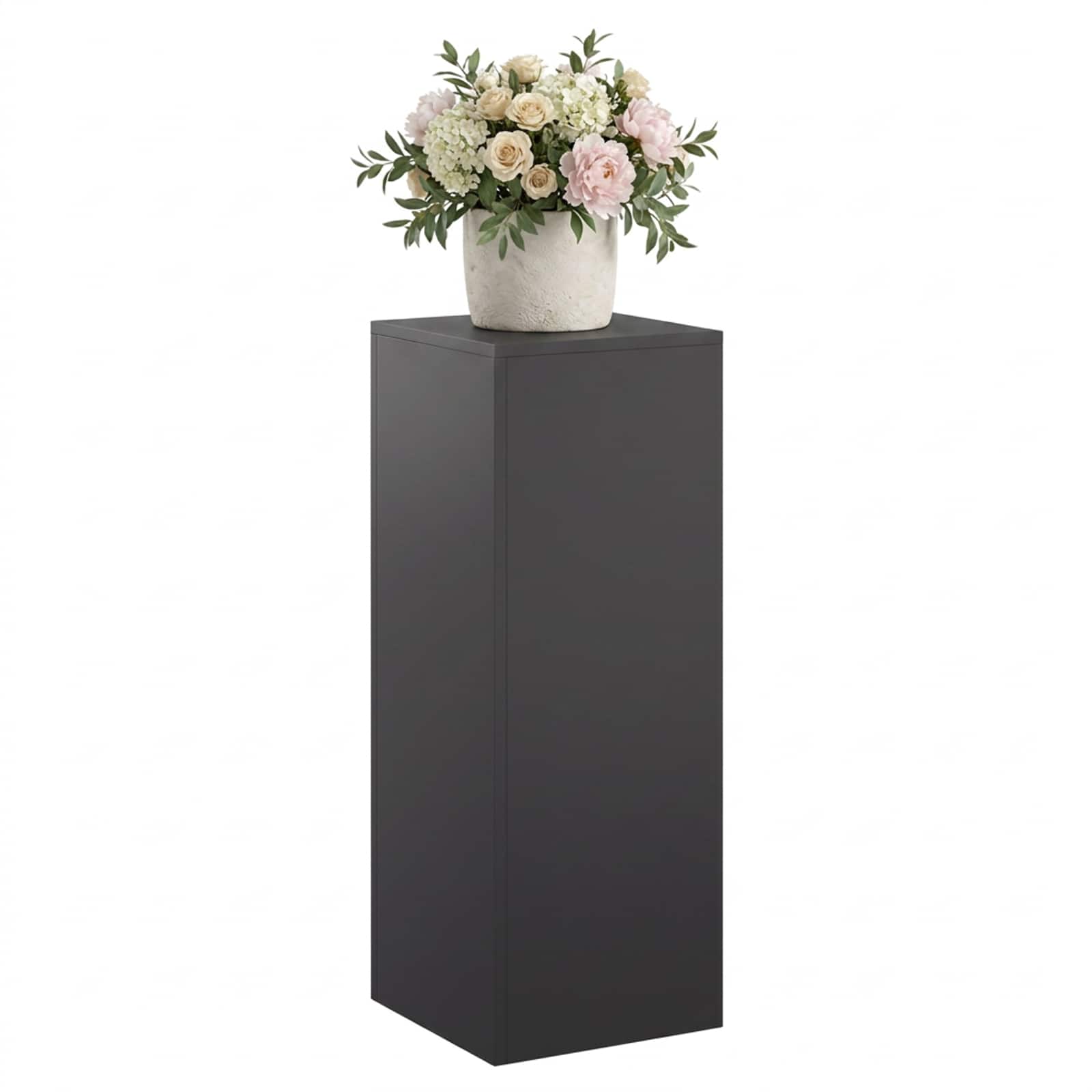 Plant Stand Black 30 x 30 x 80 cm Steel