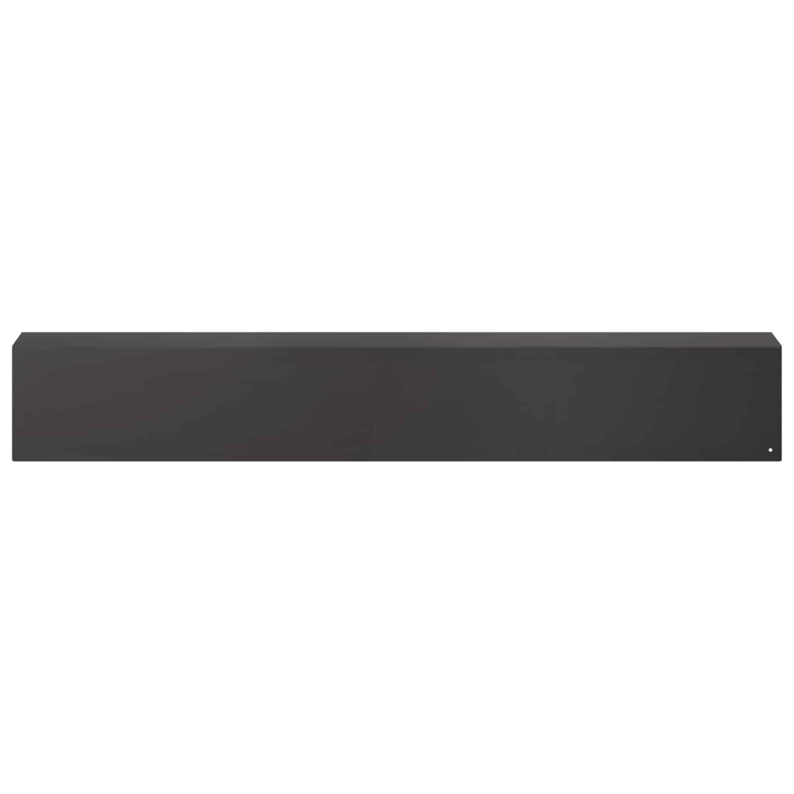 Garden Edging Cover 10 pcs 100 x 10 x 15 cm Steel Black