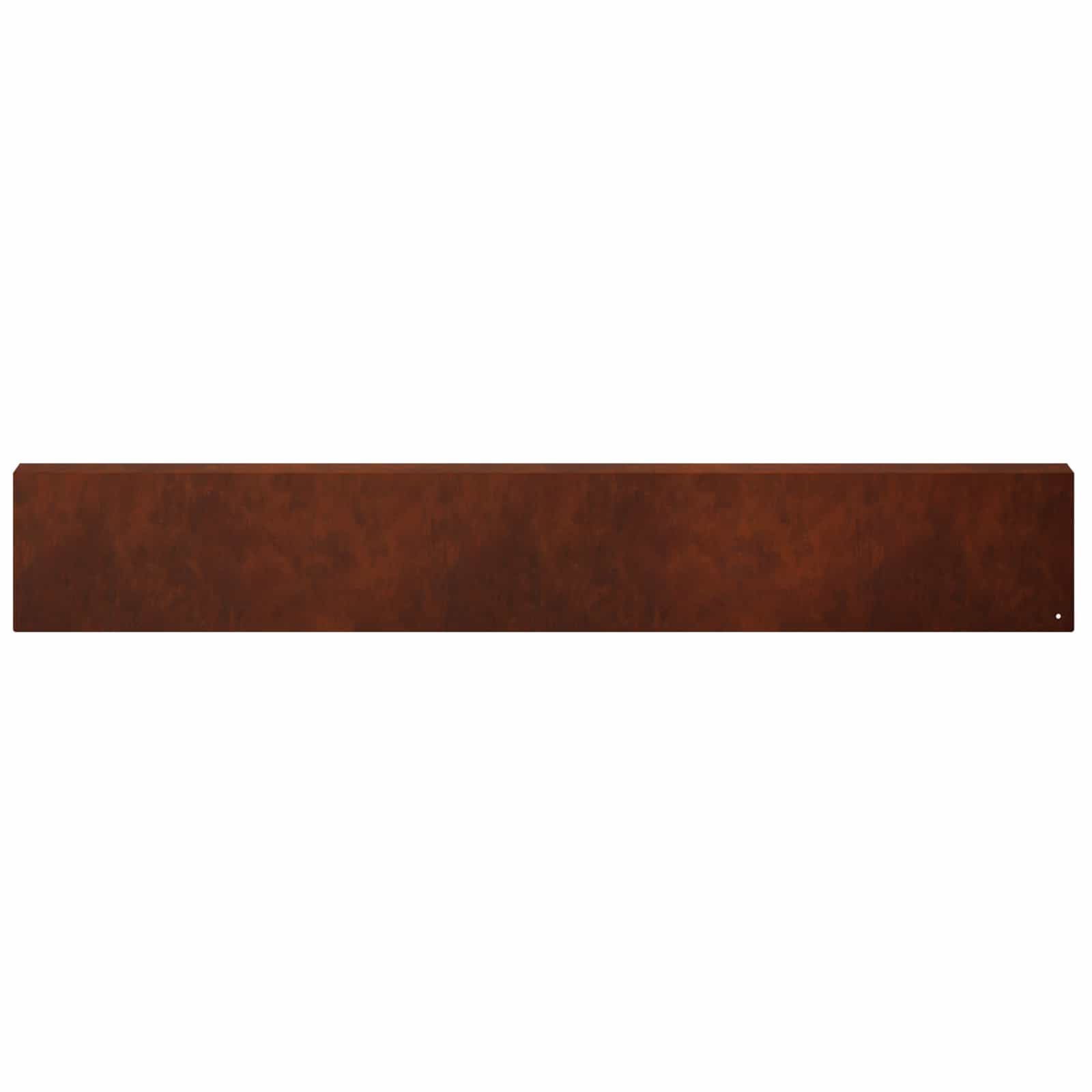 Garden Edging Cover 10 pcs 100 x 5 x 15 cm Weathering Steel
