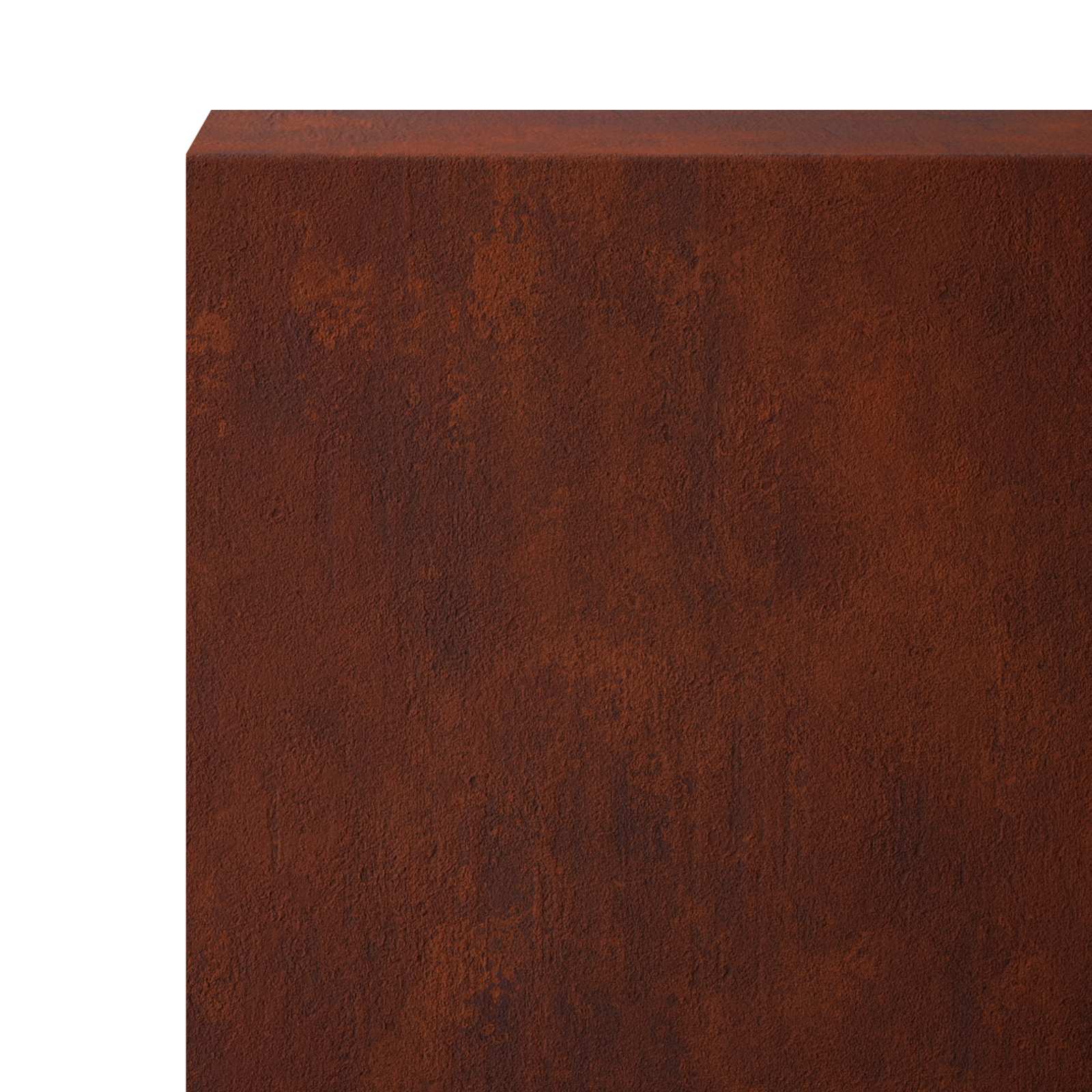 Garden Edging Cover 10 pcs 100 x 15 x 15 cm Weathering Steel