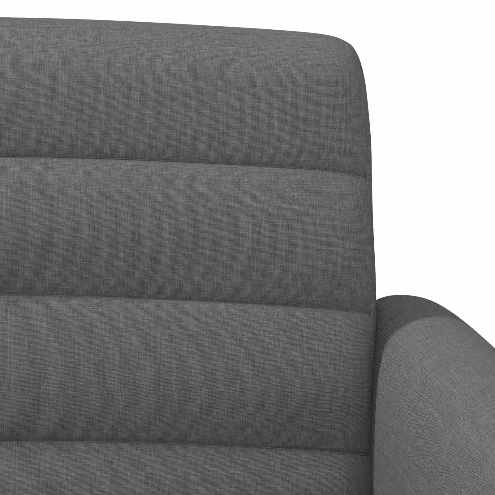 Loveseat with button tufted Dark Grey 116 x 67 x 80 cm Fabric
