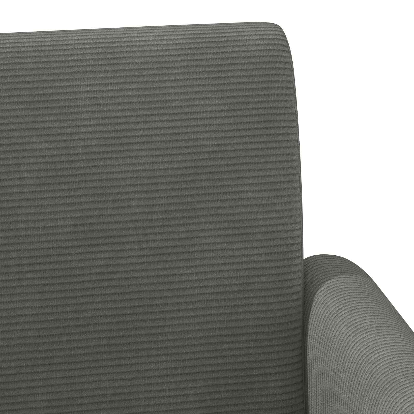 Loveseat with button tufted Dark Grey 116 x 67 x 81 cm