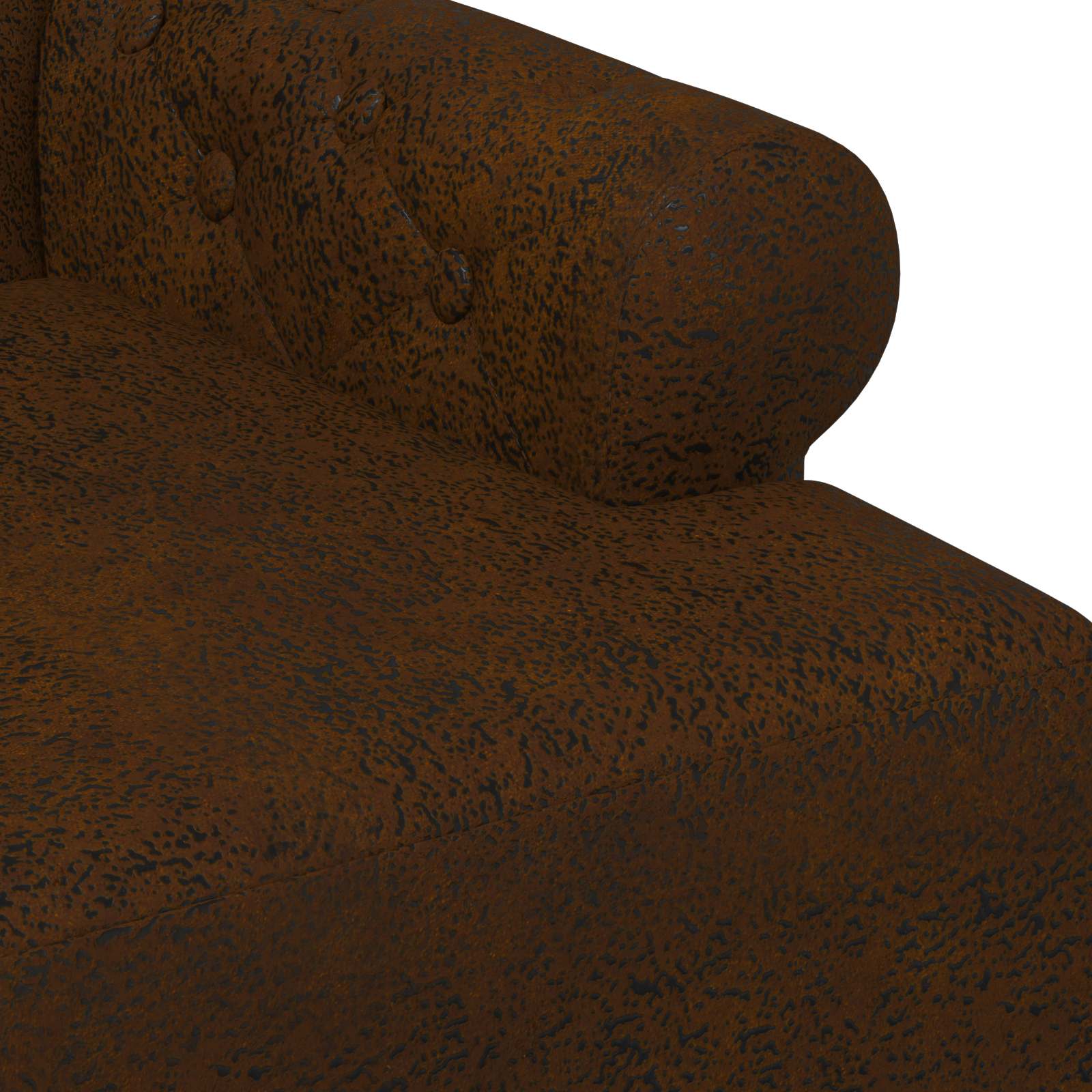 Loveseat with button tufted Brown 120 x 65 x 78 cm