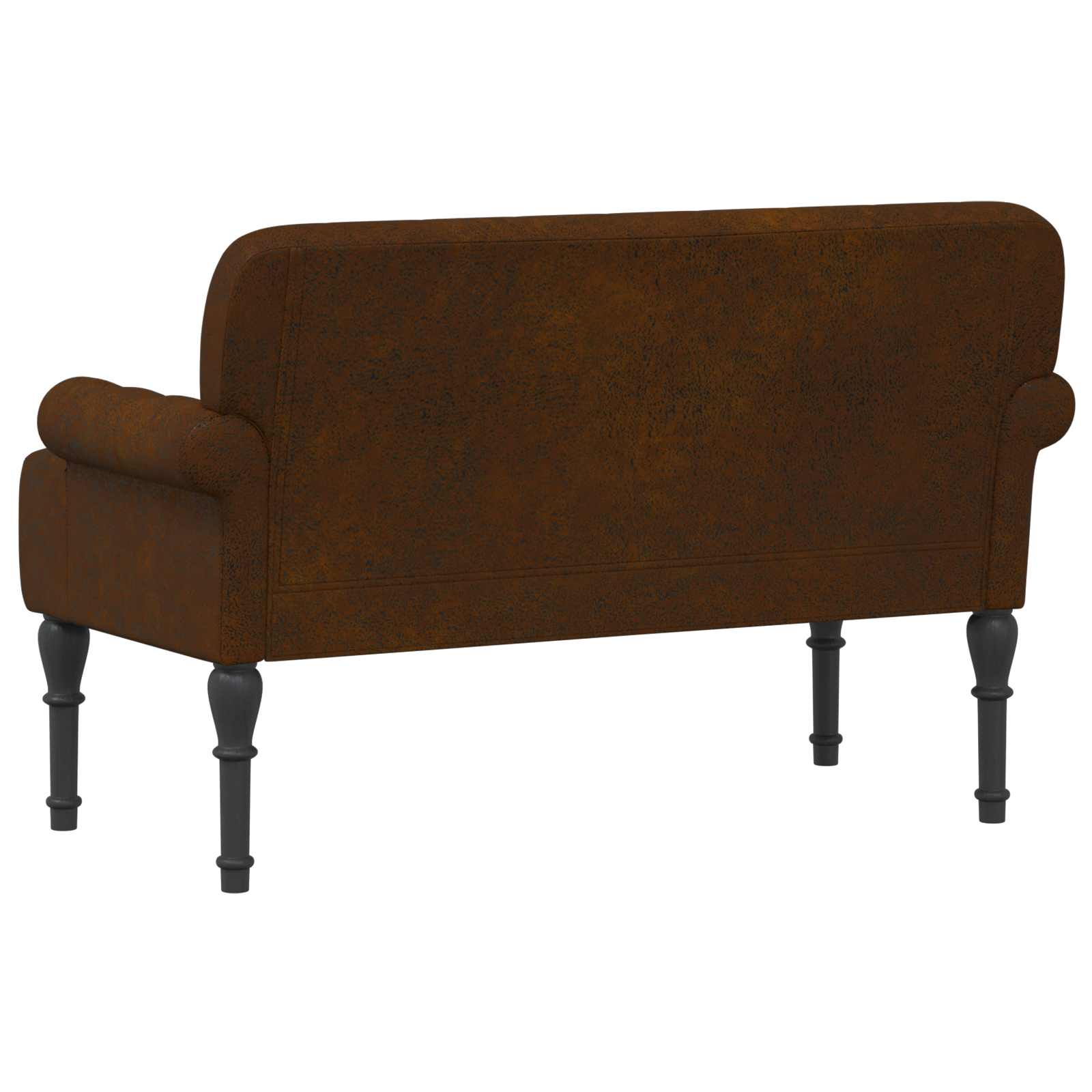 Loveseat with button tufted Brown 120 x 65 x 78 cm