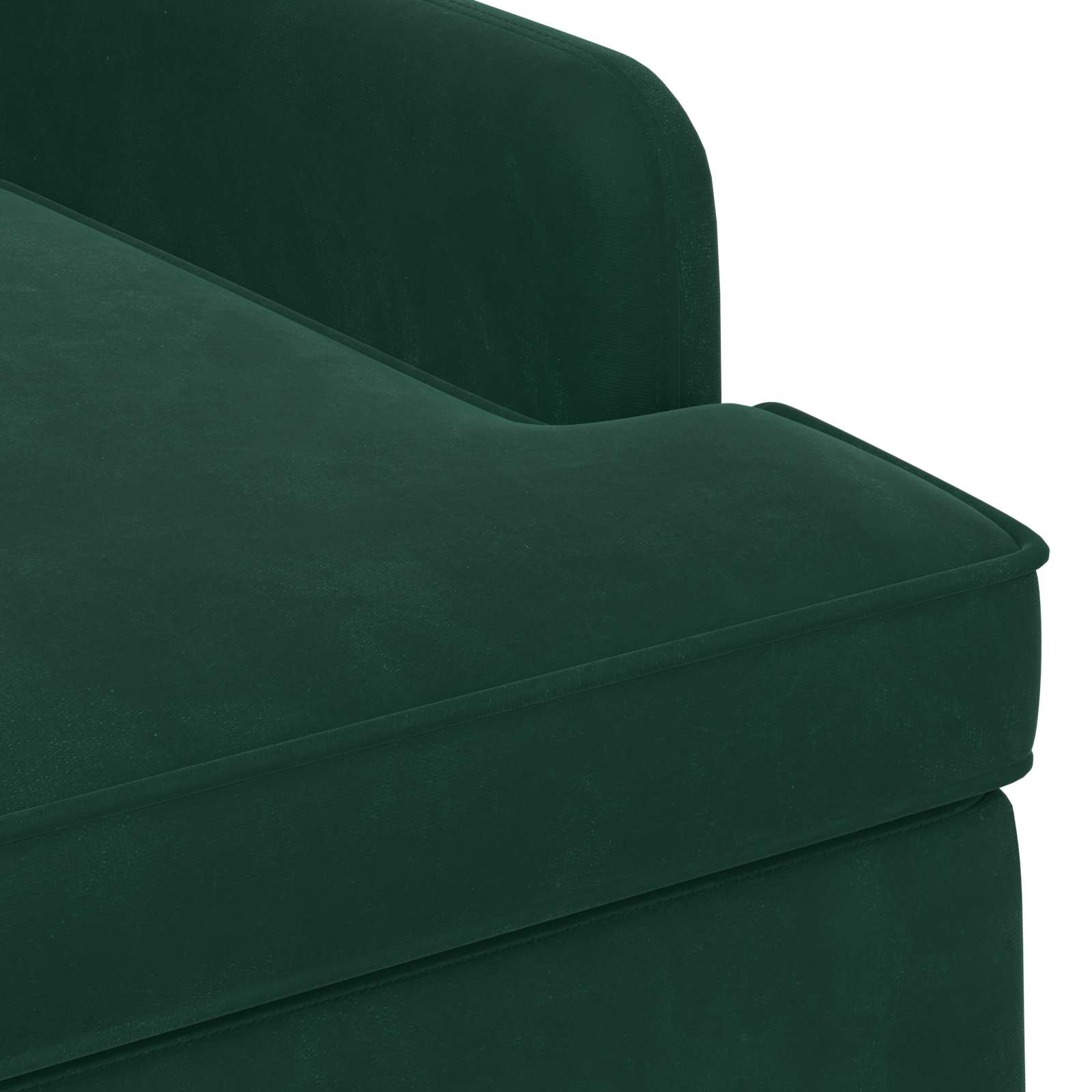Loveseat with button tufted Dark Green 111 x 65 x 79 cm Velvet