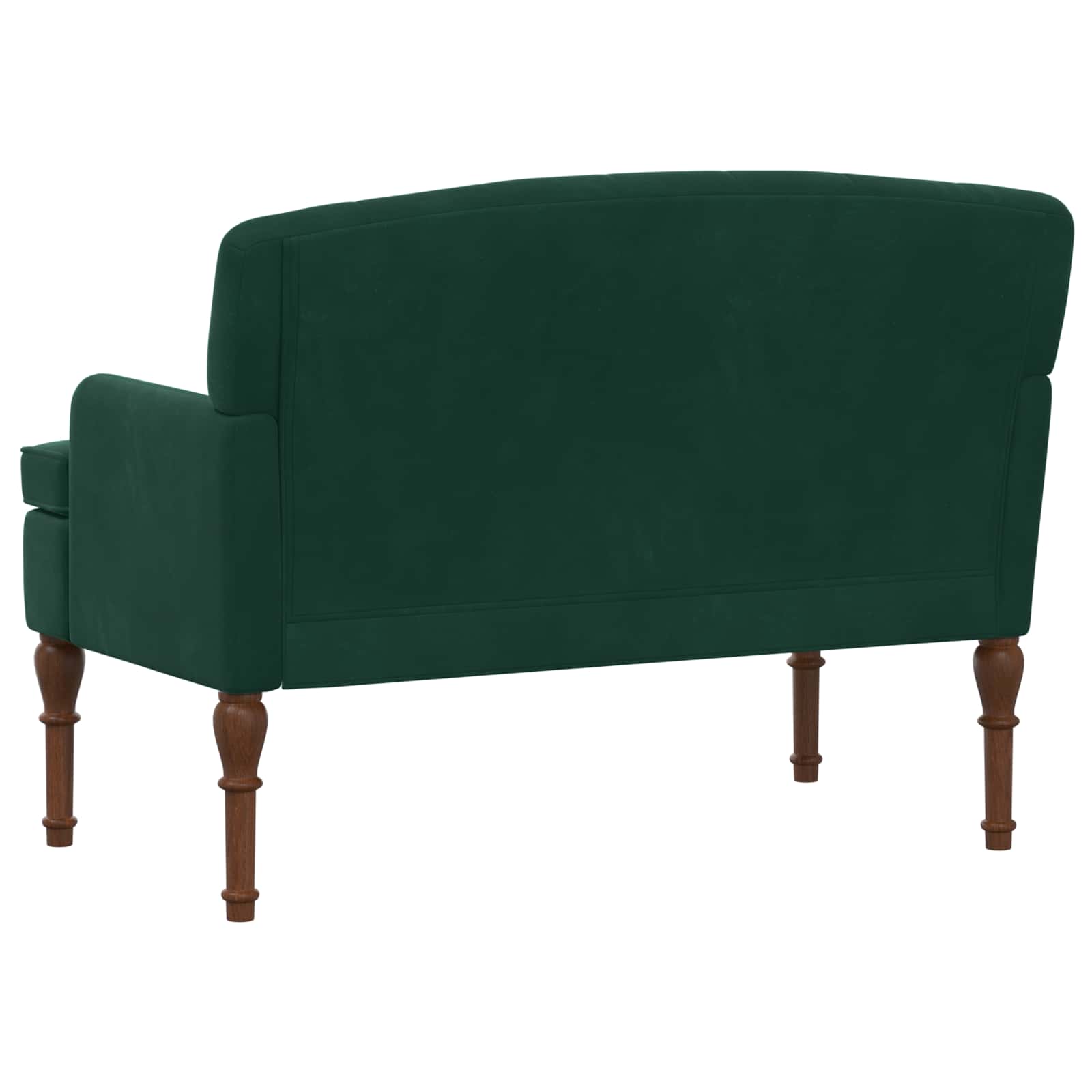 Loveseat with button tufted Dark Green 111 x 65 x 79 cm Velvet