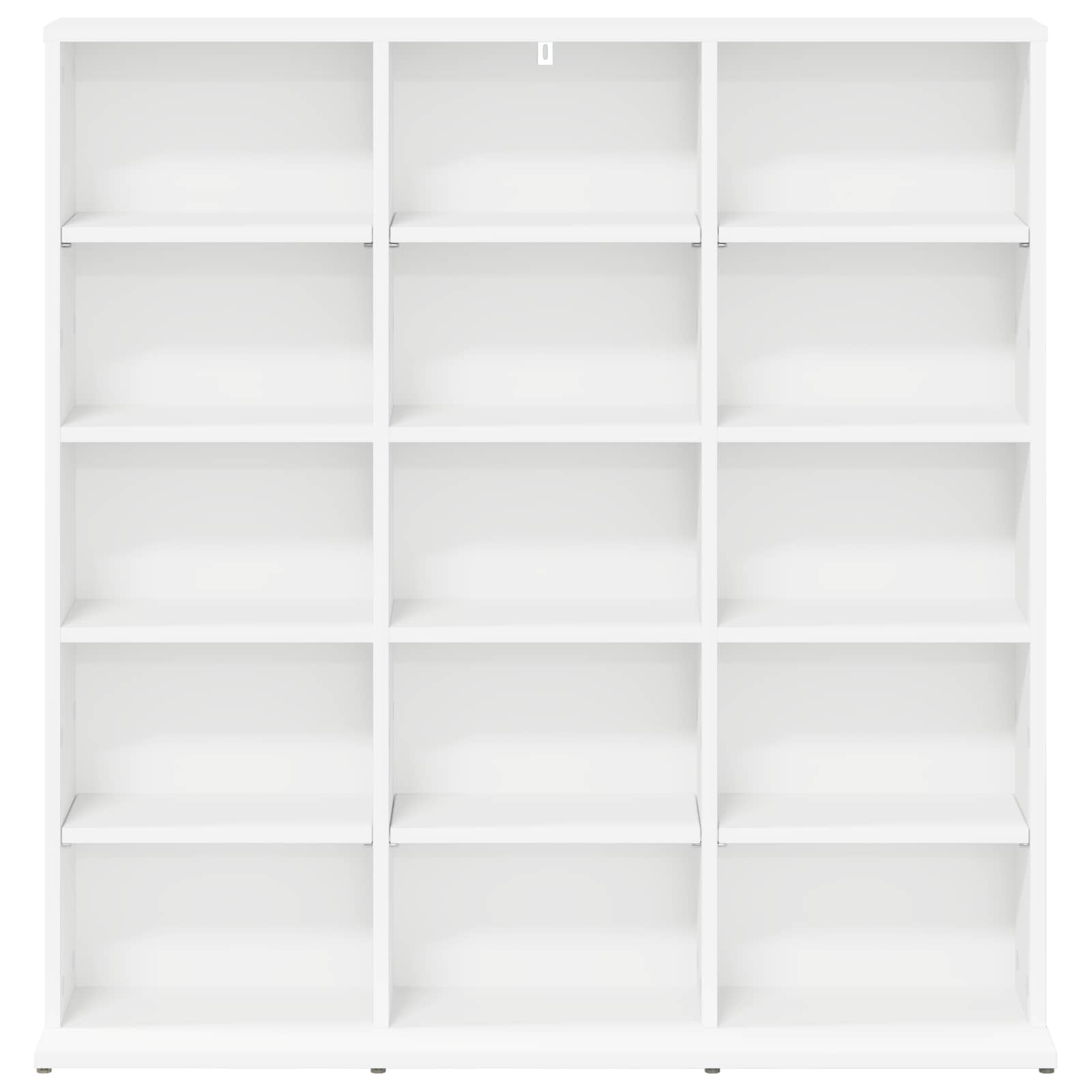CD Cabinet White 96 x 23.5 x 97.5 cm Engineered Wood