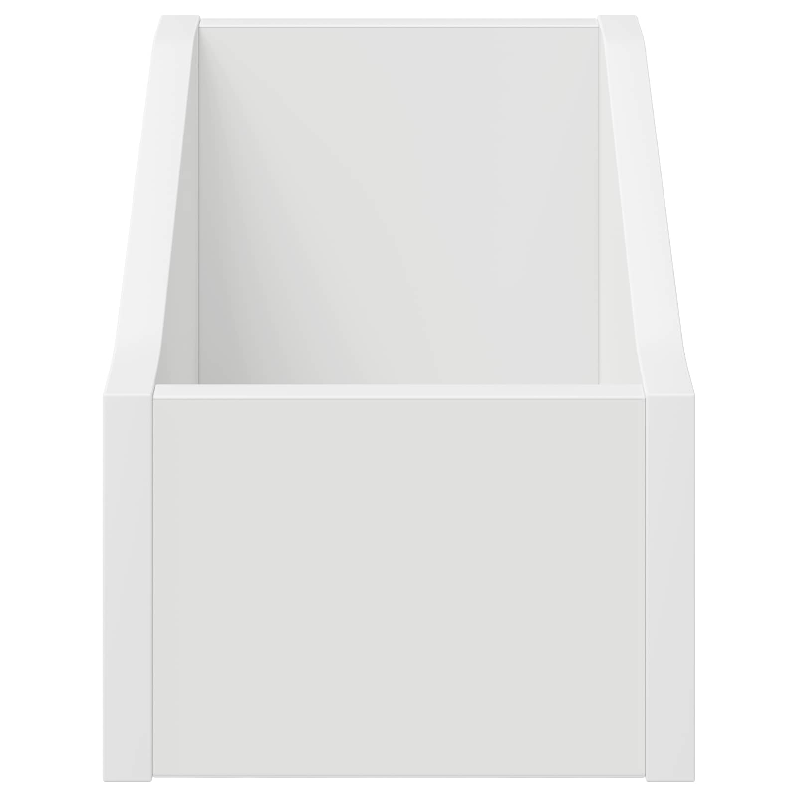 LP Record Box 2 pcs White 18 x 32 x 18 cm Engineered Wood