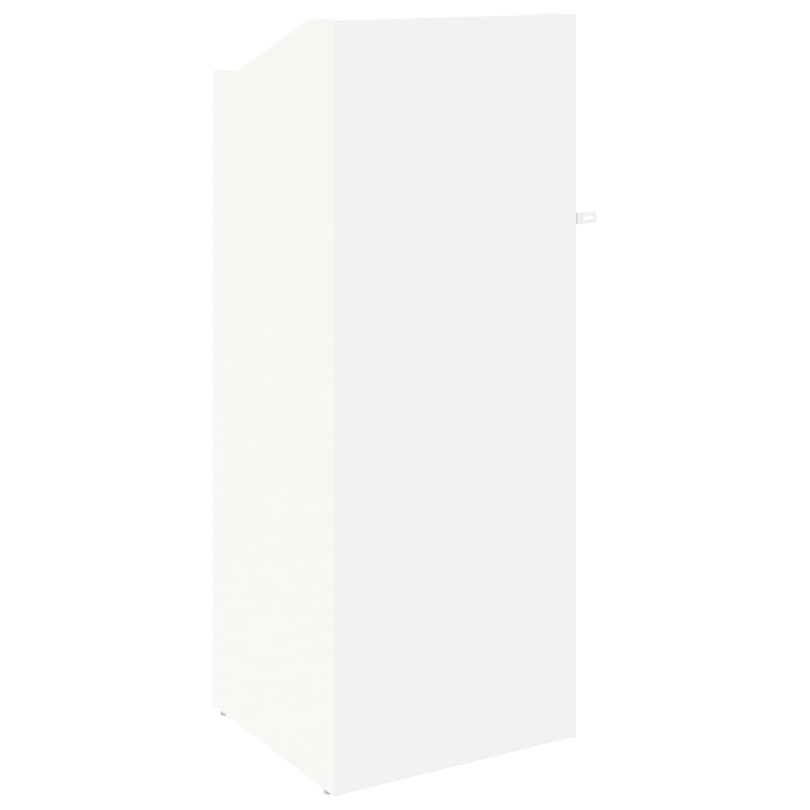 Record Cabinet White 36 x 36 x 95.5 cm Engineered Wood