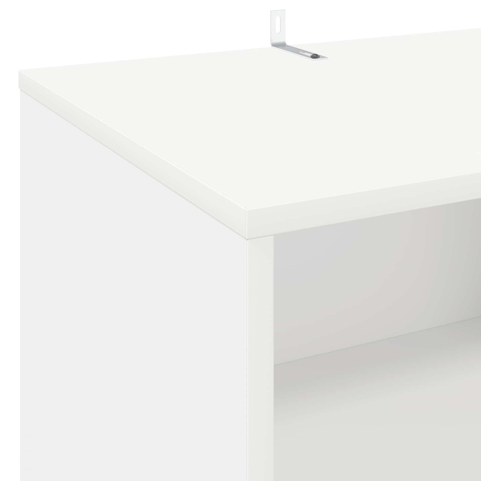 Turntable Stand White 47 x 39.5 x 74.5 cm Engineered Wood