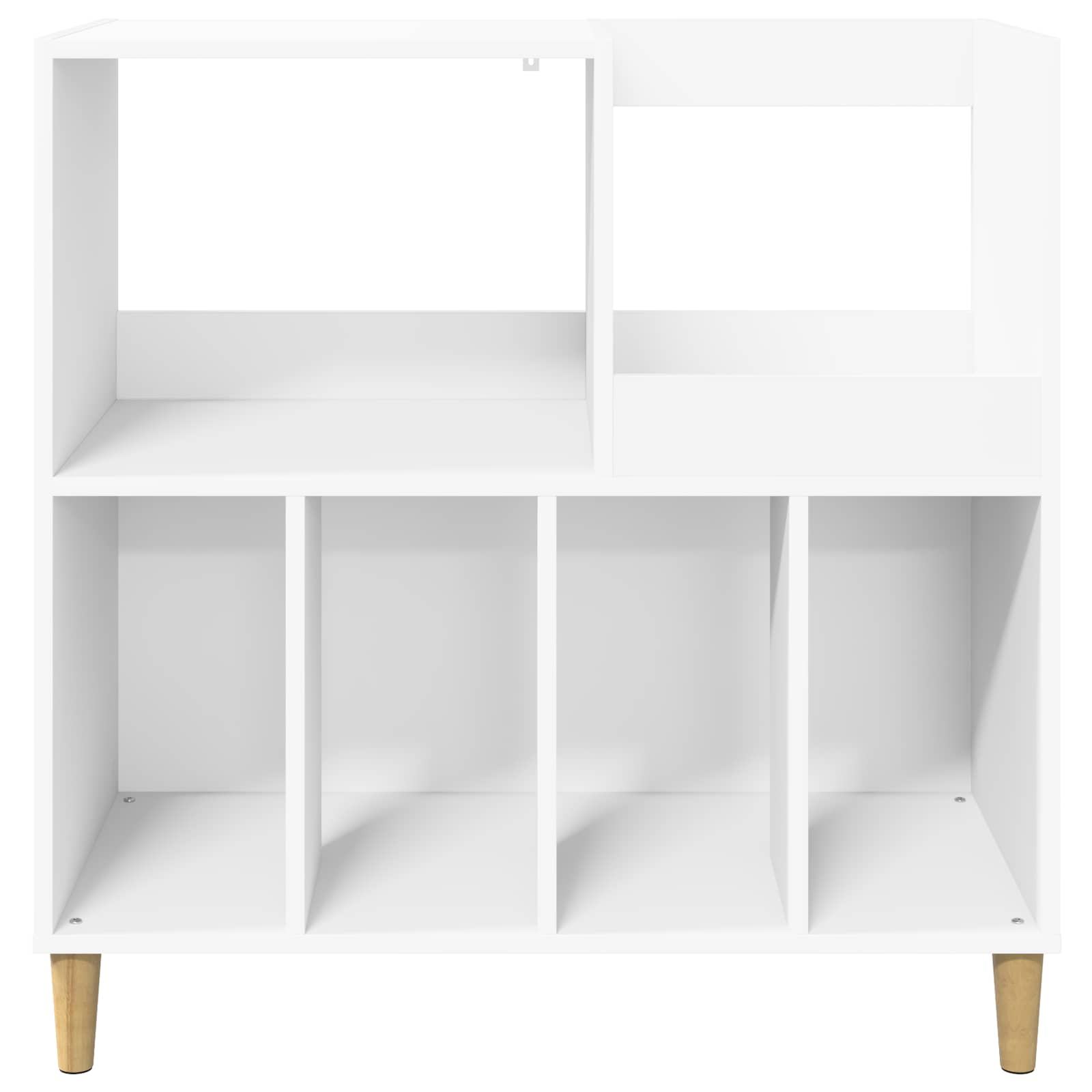 Record Player Stand White 82 x 39.5 x 82.5 cm Engineered Wood