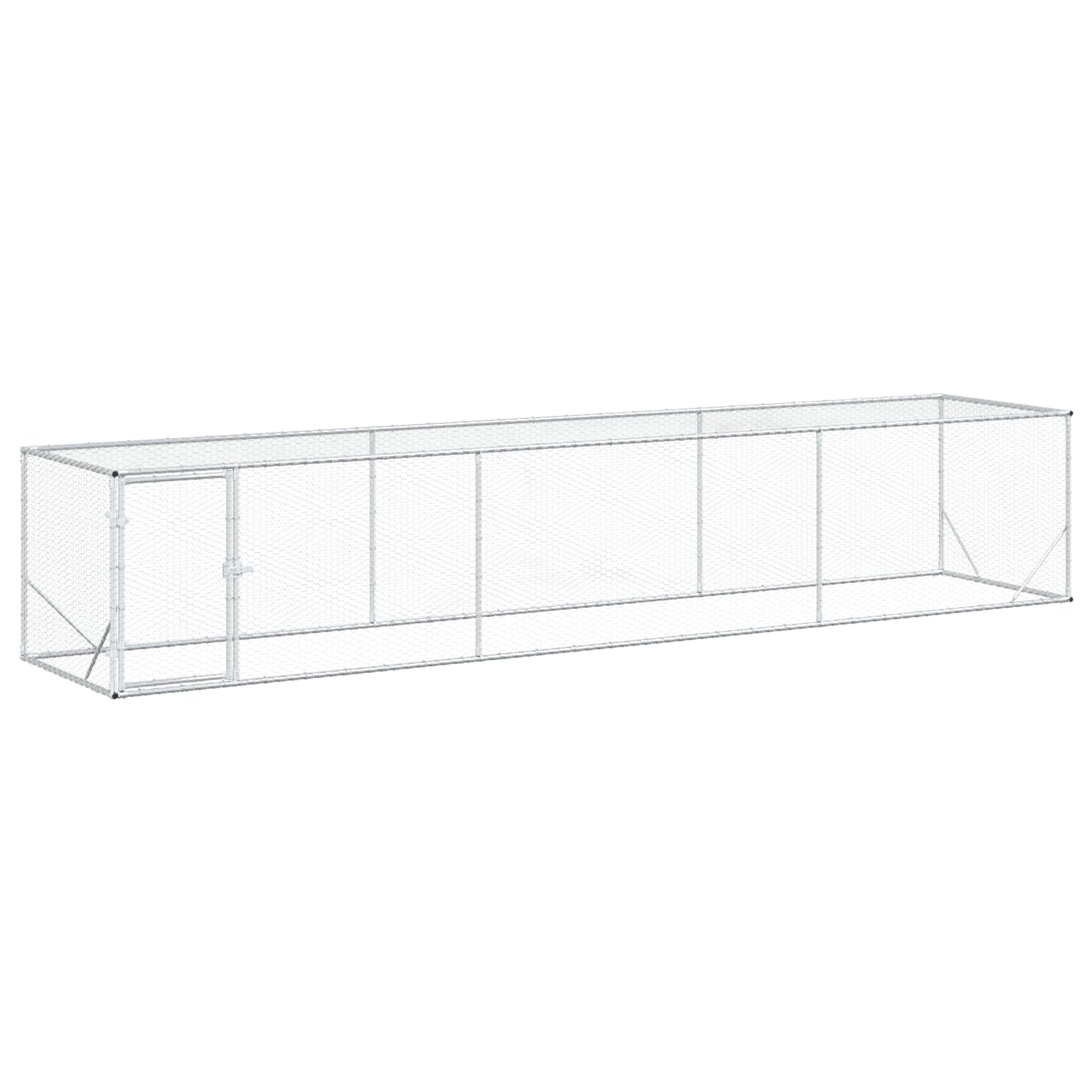 Chicken Yard Silver 500 x 100 x 100 cm Galvanised Steel