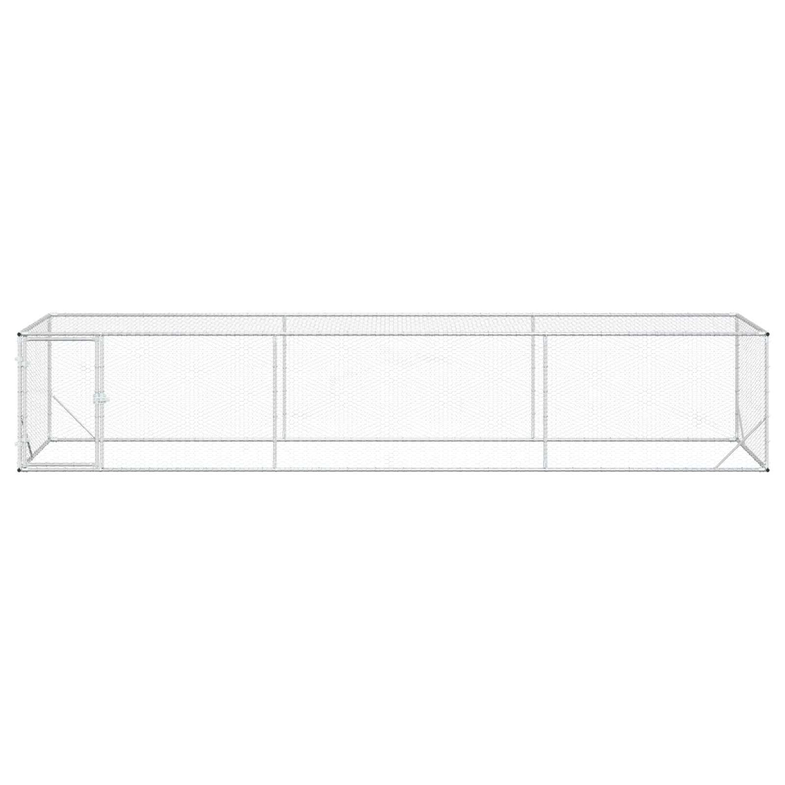Chicken Yard Silver 500 x 100 x 100 cm Galvanised Steel