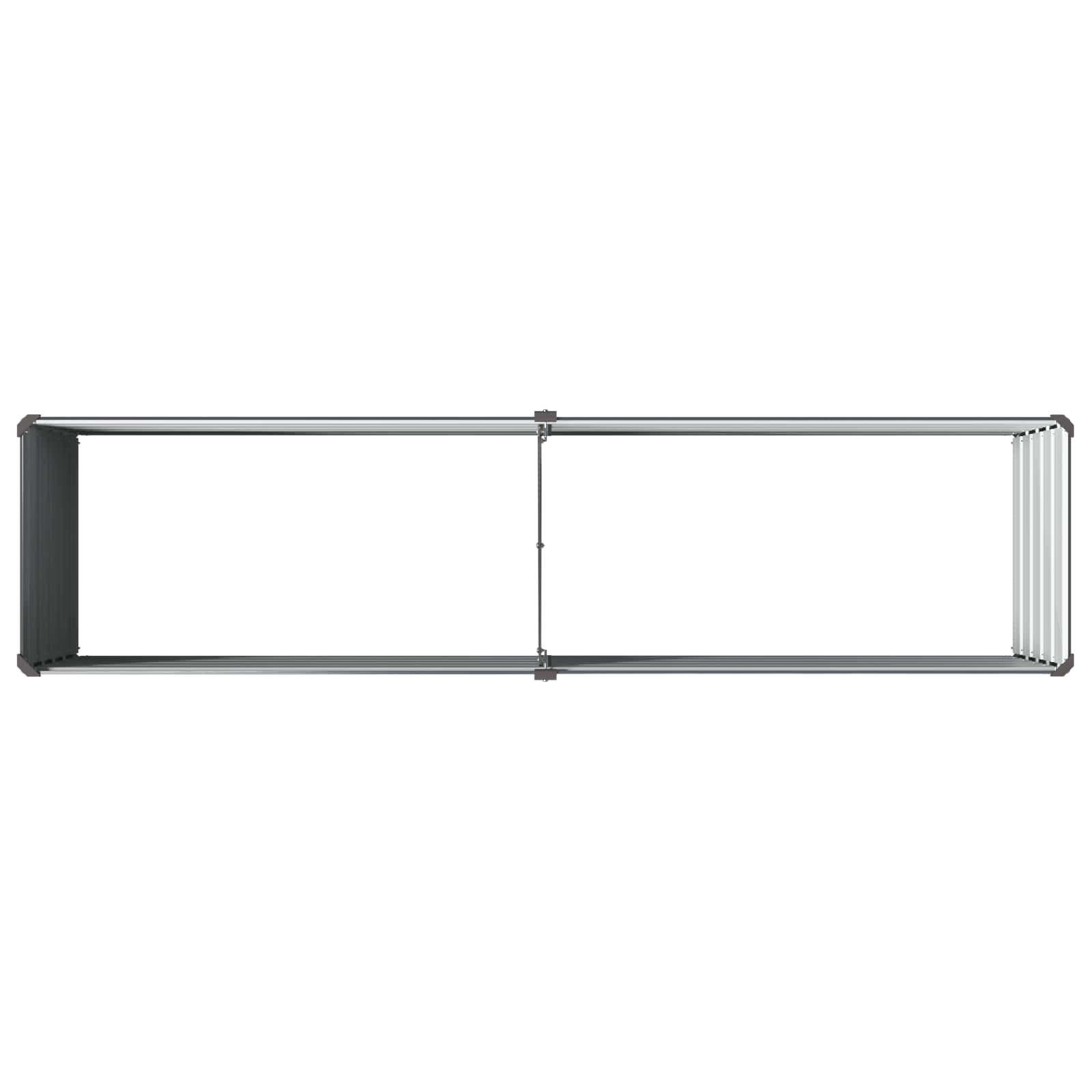 Raised Garden Bed Anthracite 160 x 40 x 55 cm cold-rolled steel